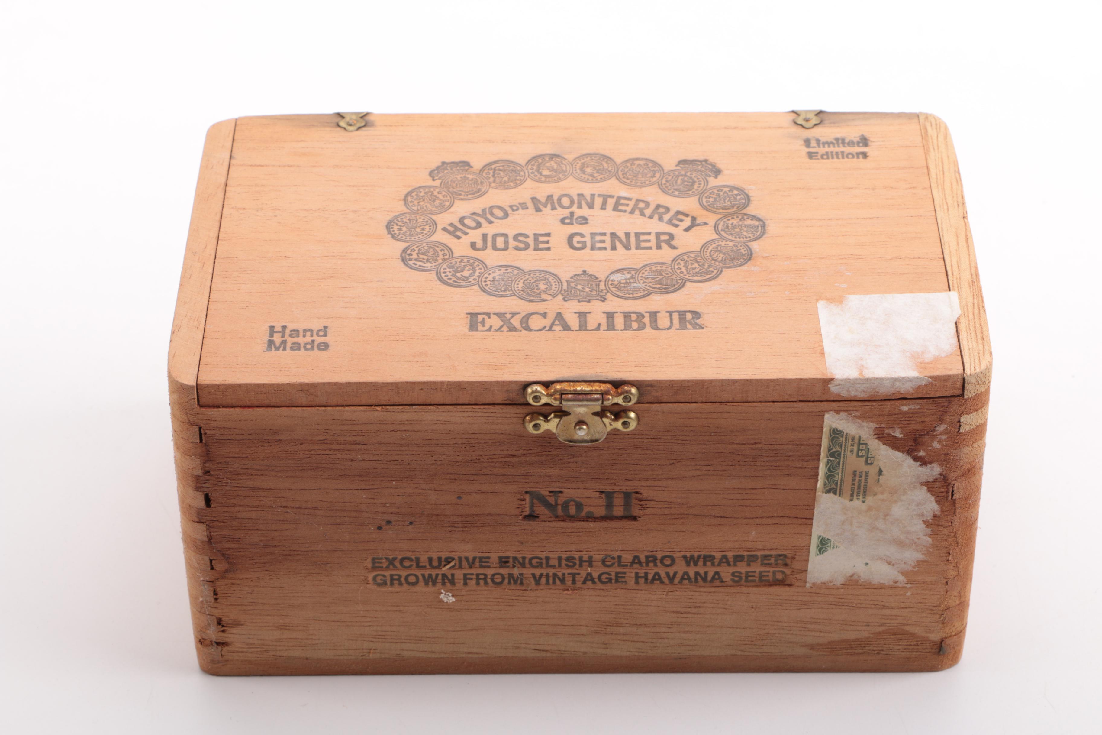 Collection of Fifteen Wood Cigar Boxes