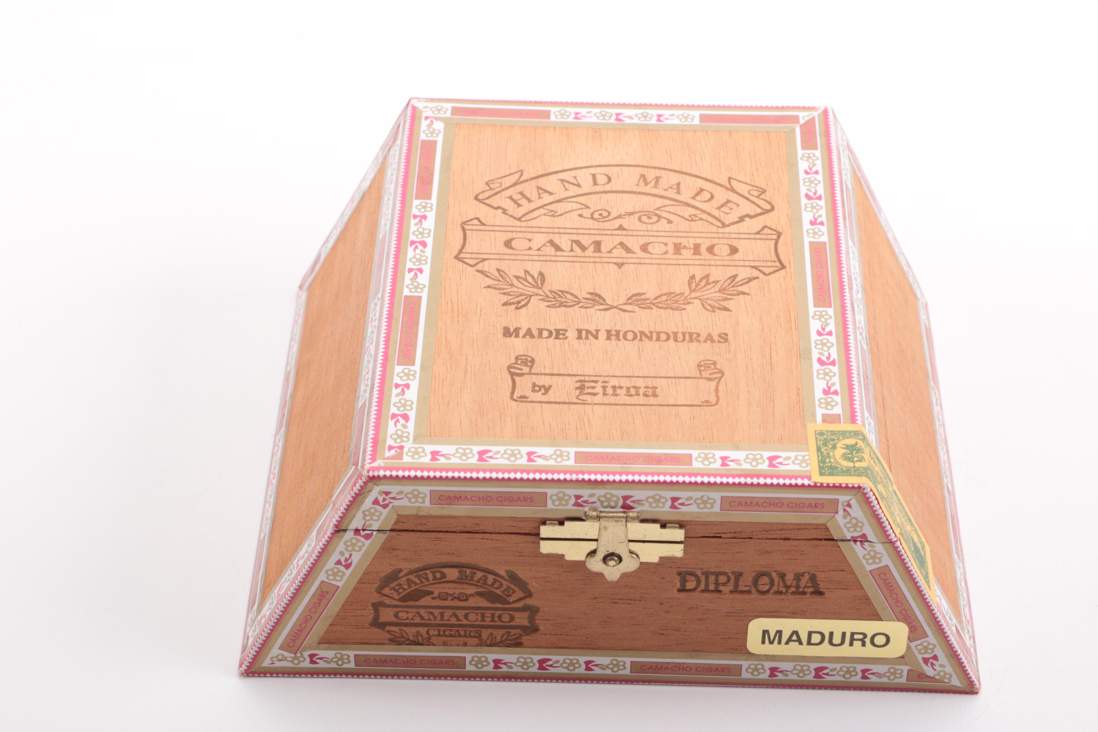 Collection of Fifteen Wood Cigar Boxes