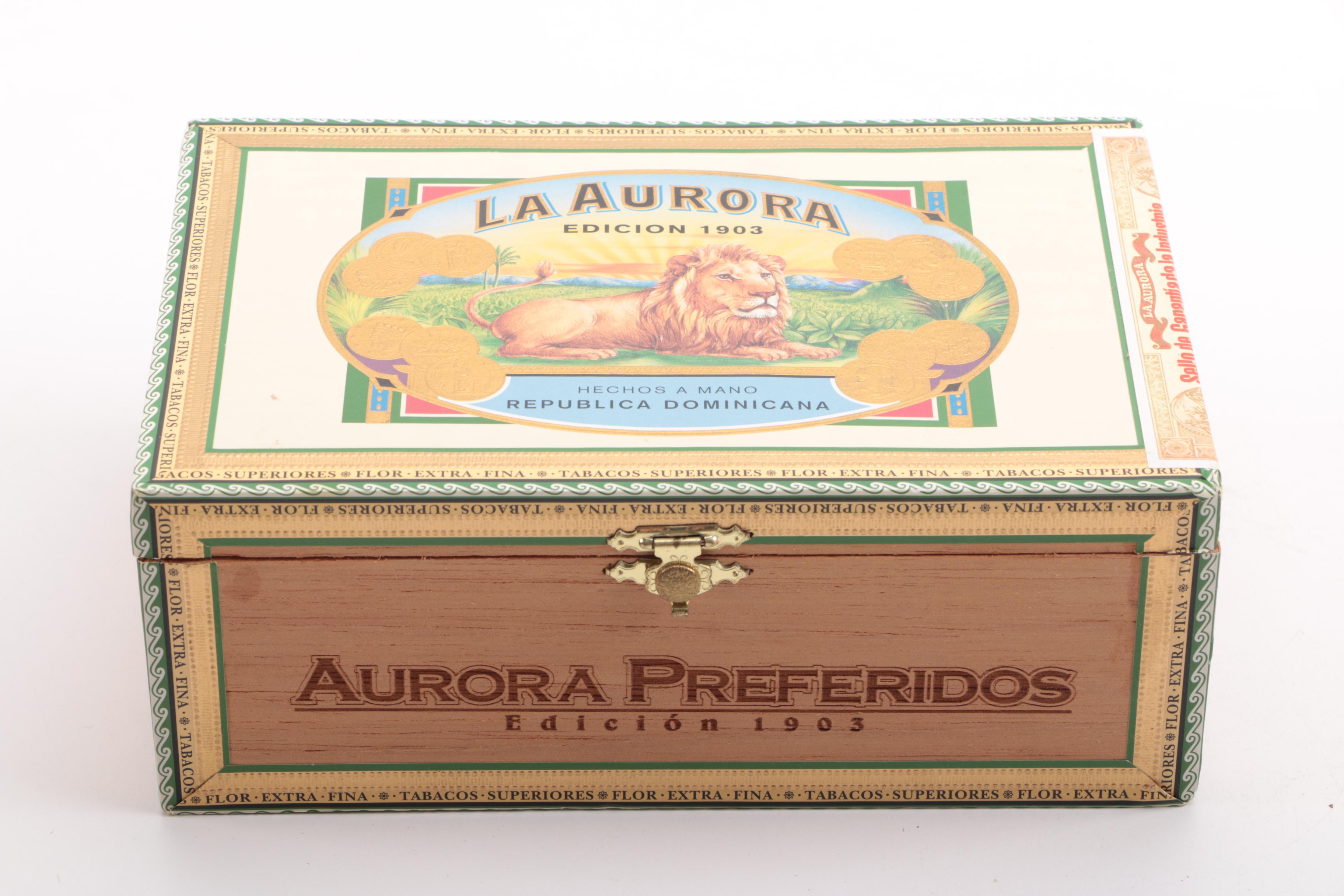 Collection of Fifteen Wood Cigar Boxes