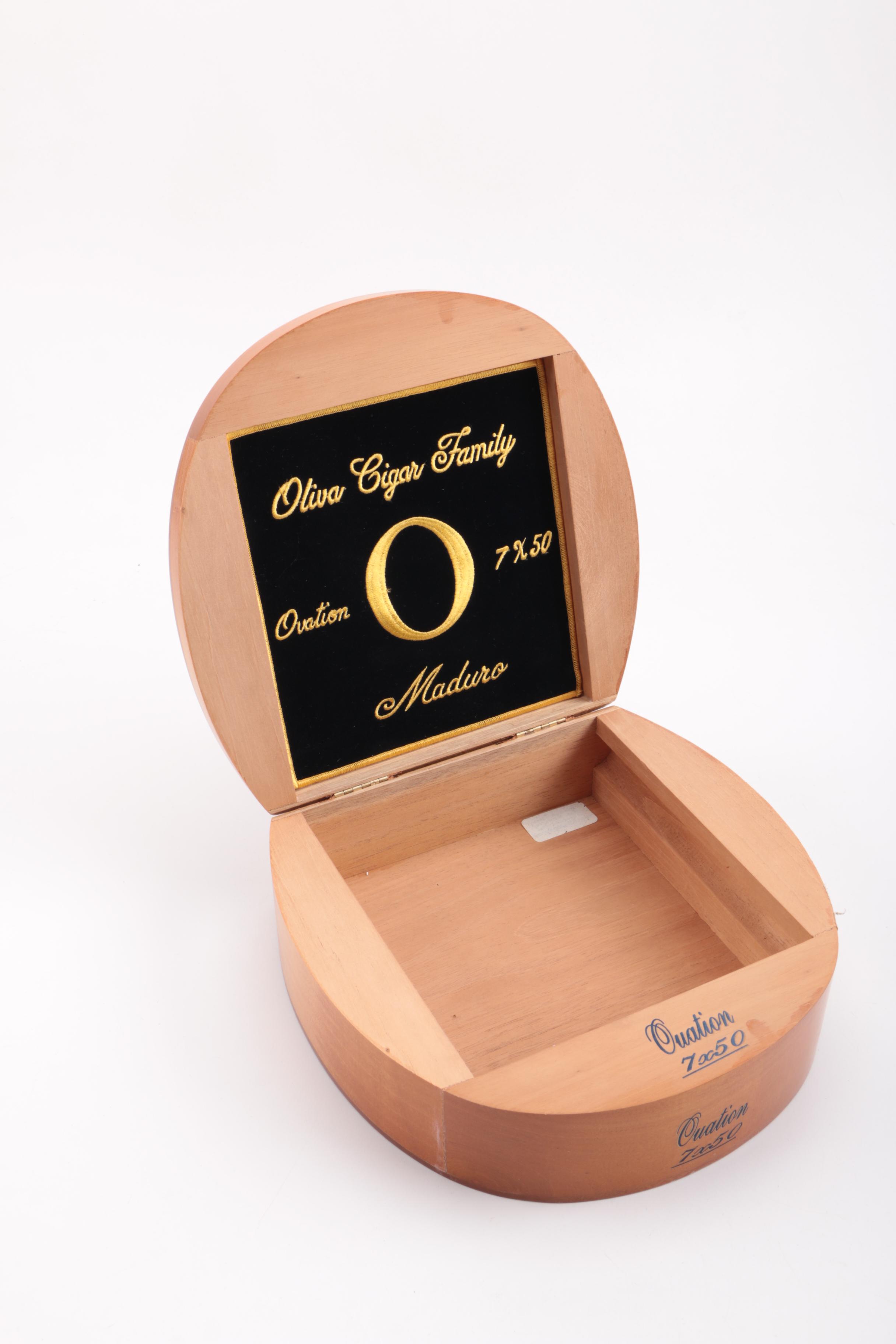 Collection of Fifteen Wood Cigar Boxes