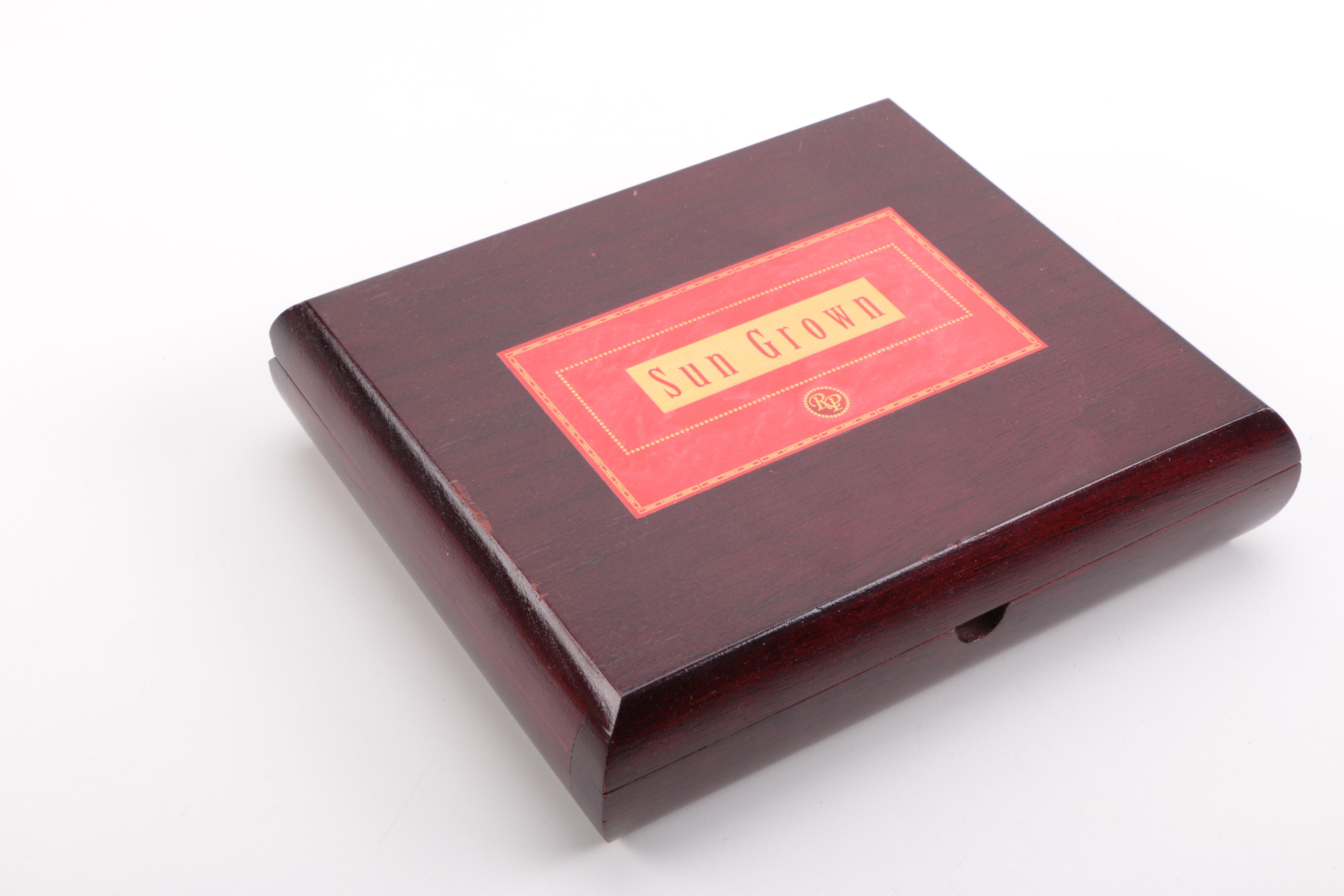 Collection of Fifteen Wood Cigar Boxes