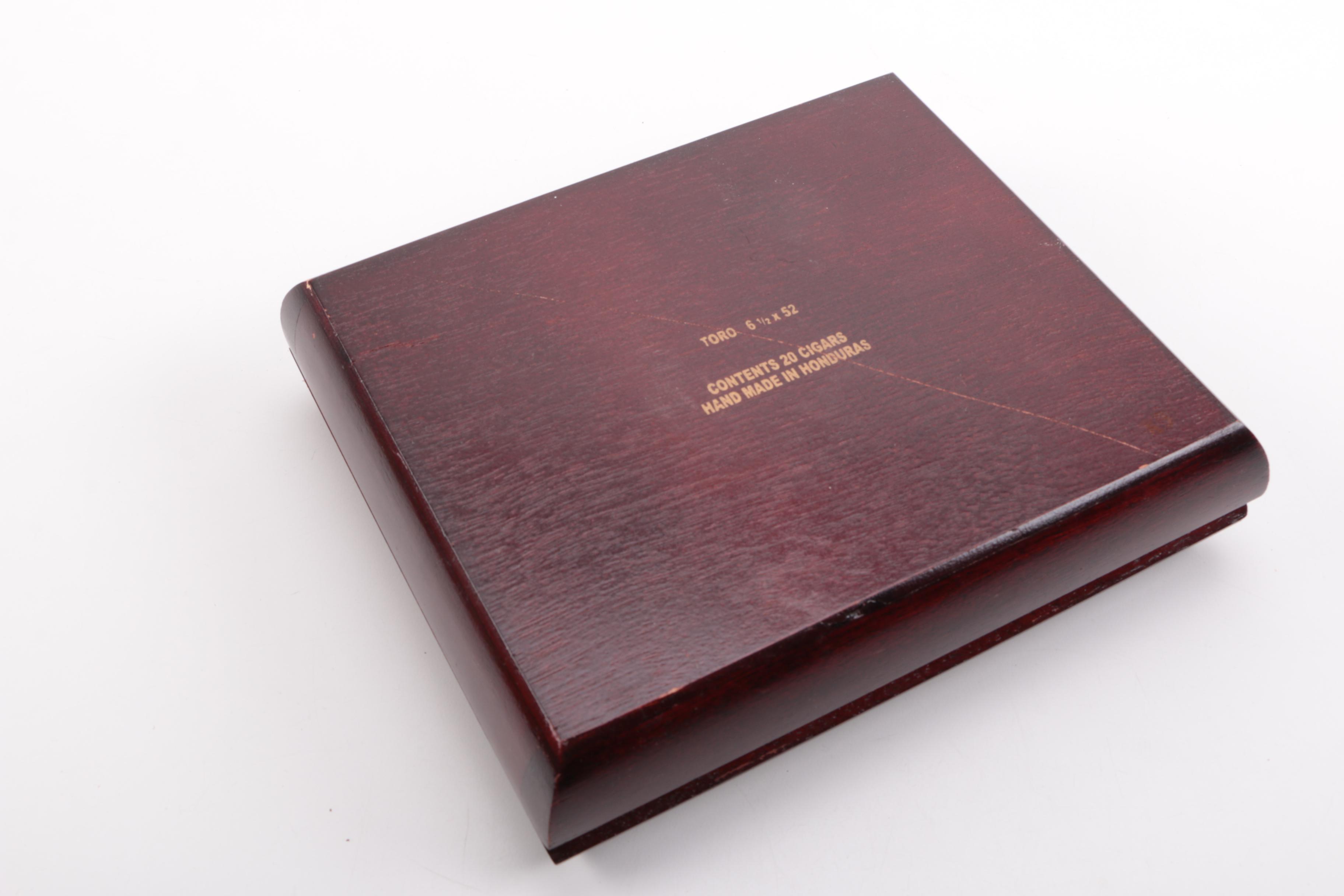 Collection of Fifteen Wood Cigar Boxes