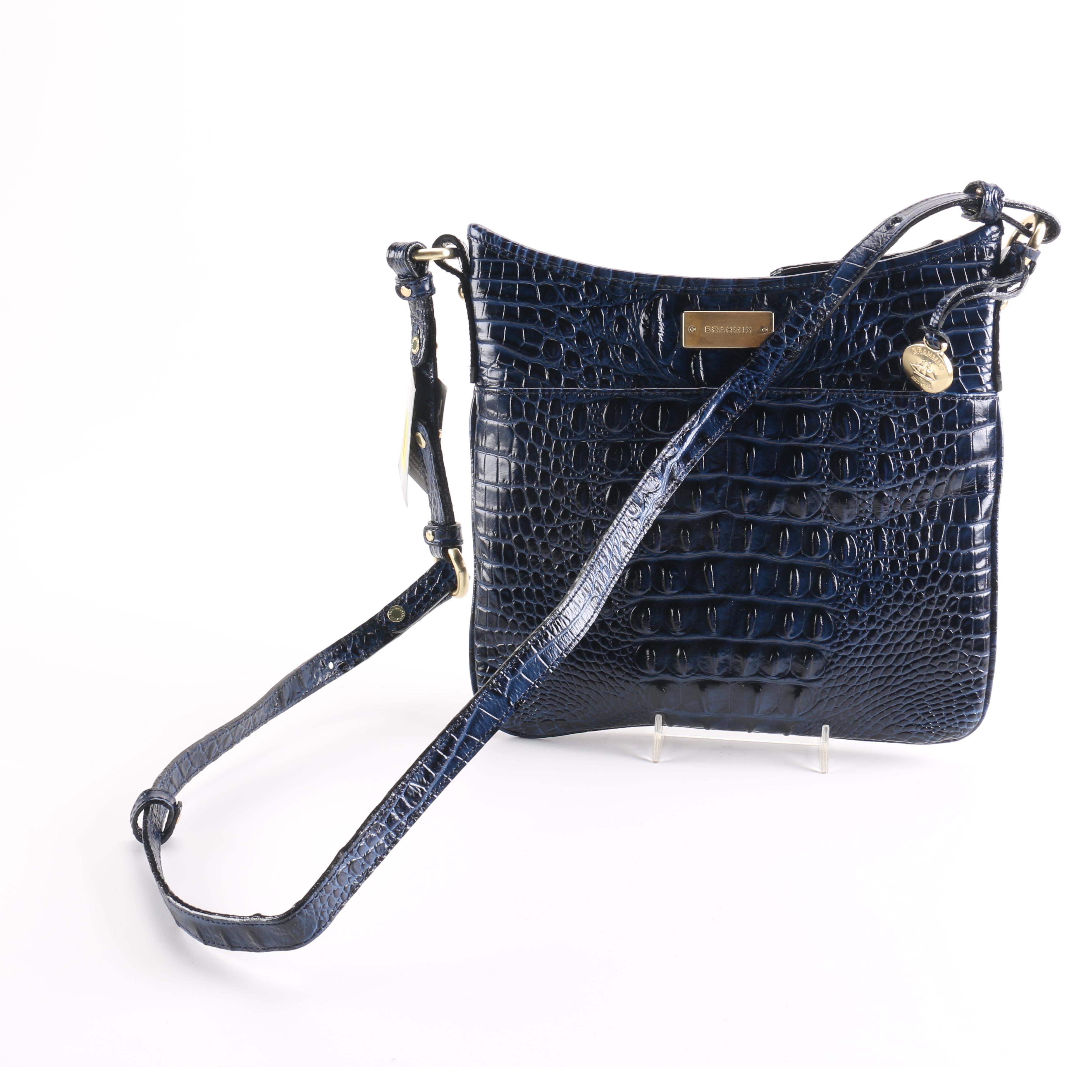 Brahmin Embossed Leather Shoulder Bag