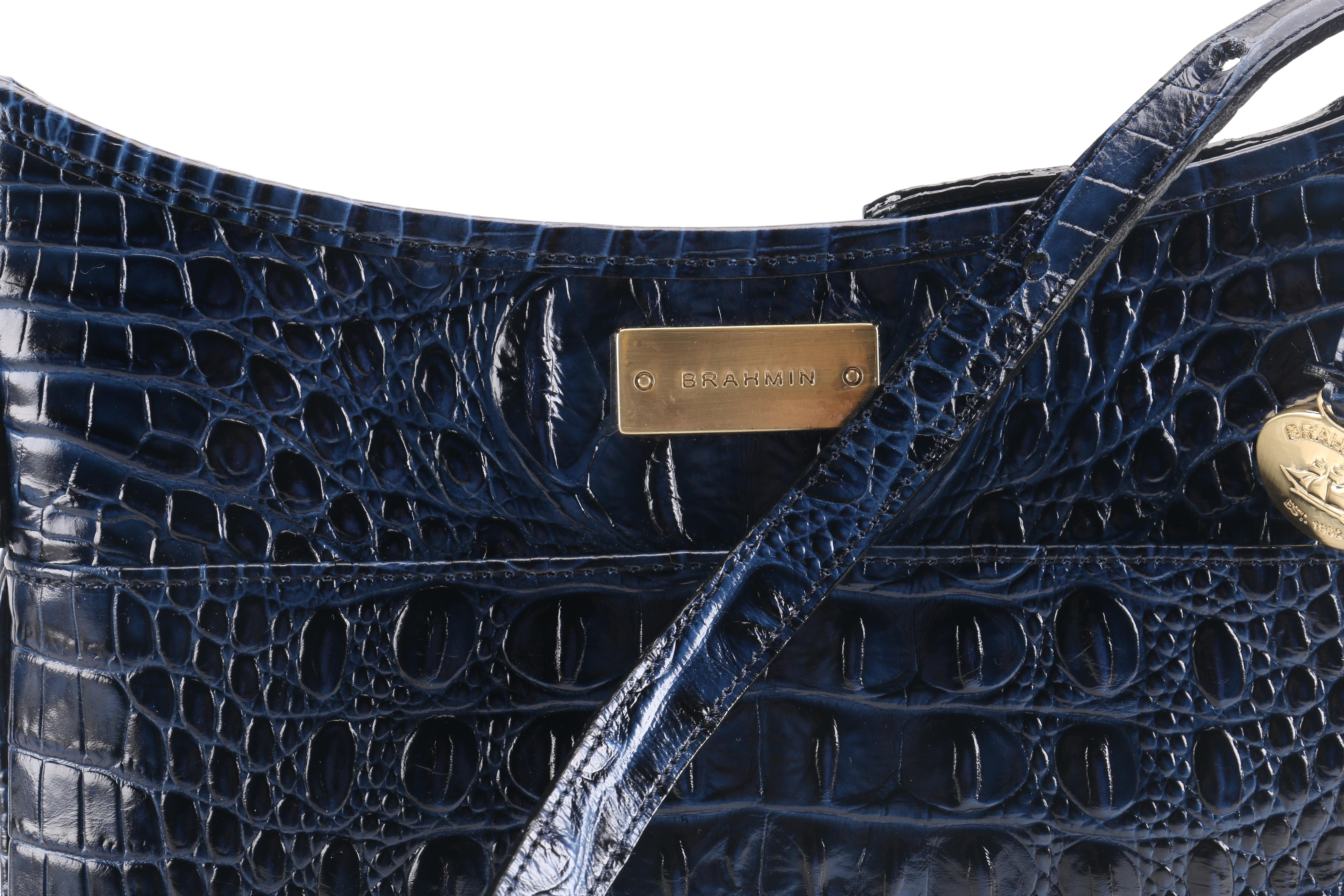 Brahmin Embossed Leather Shoulder Bag