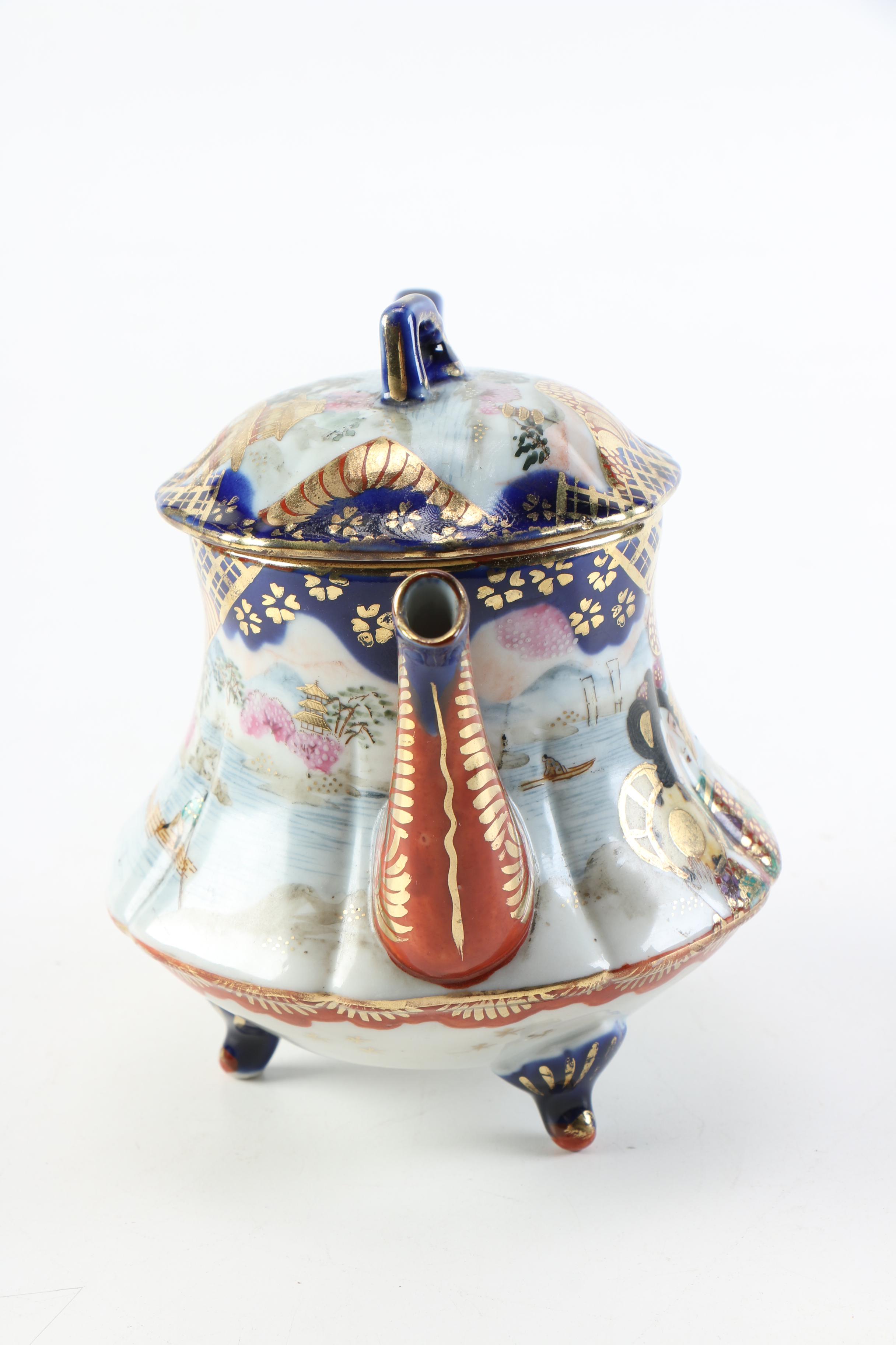 Vintage Japanese Porcelain Teapot
