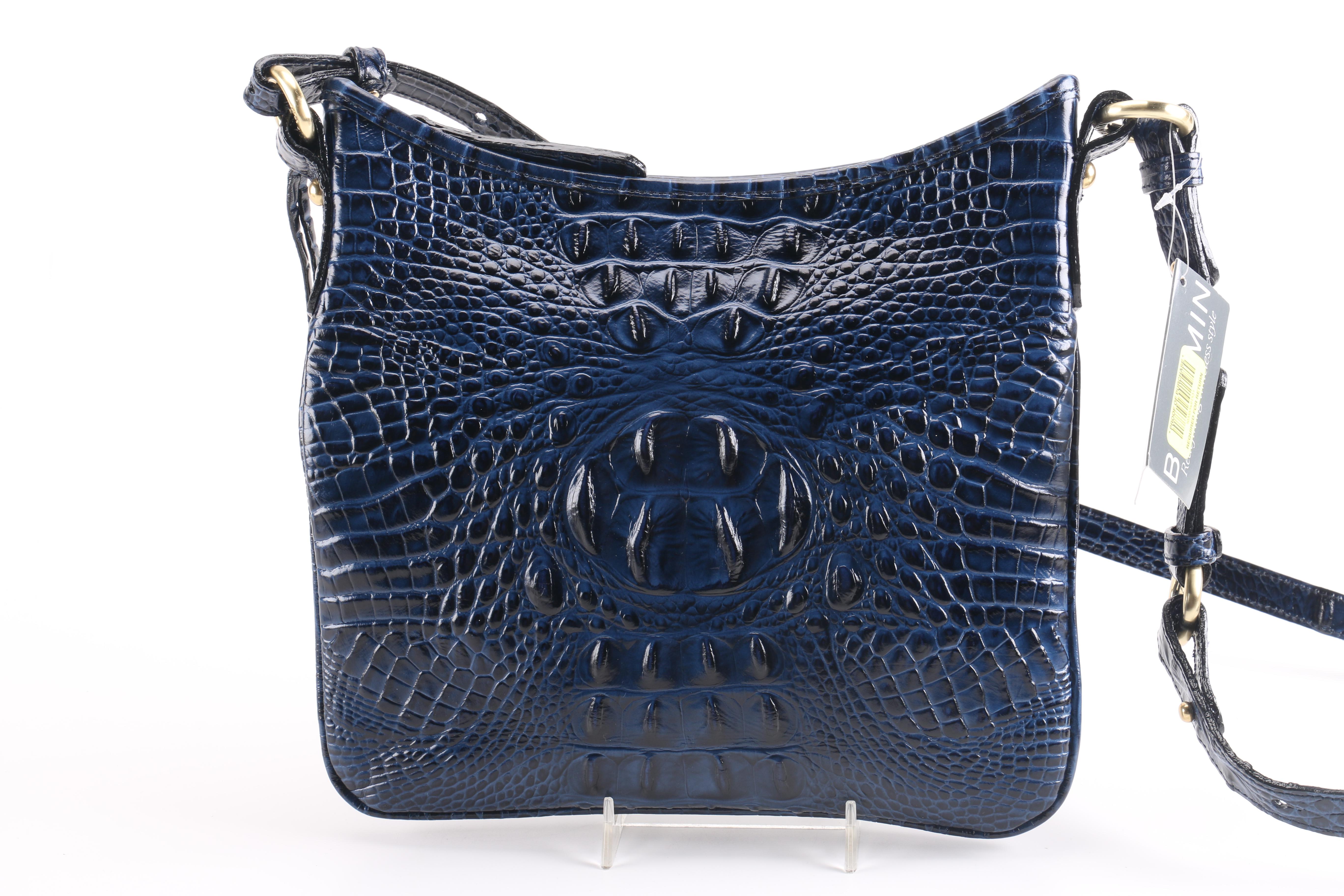 Brahmin Embossed Leather Shoulder Bag