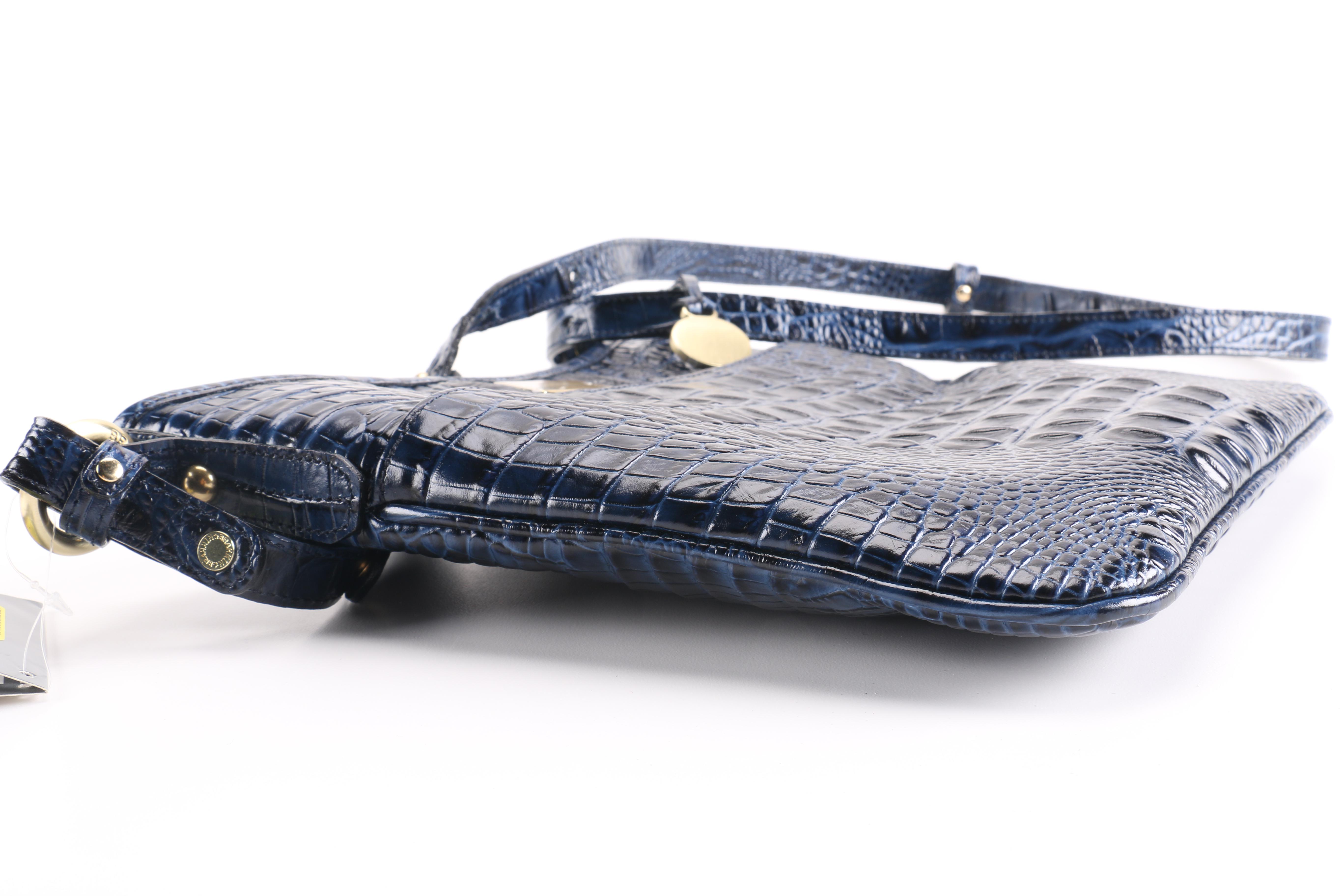 Brahmin Embossed Leather Shoulder Bag