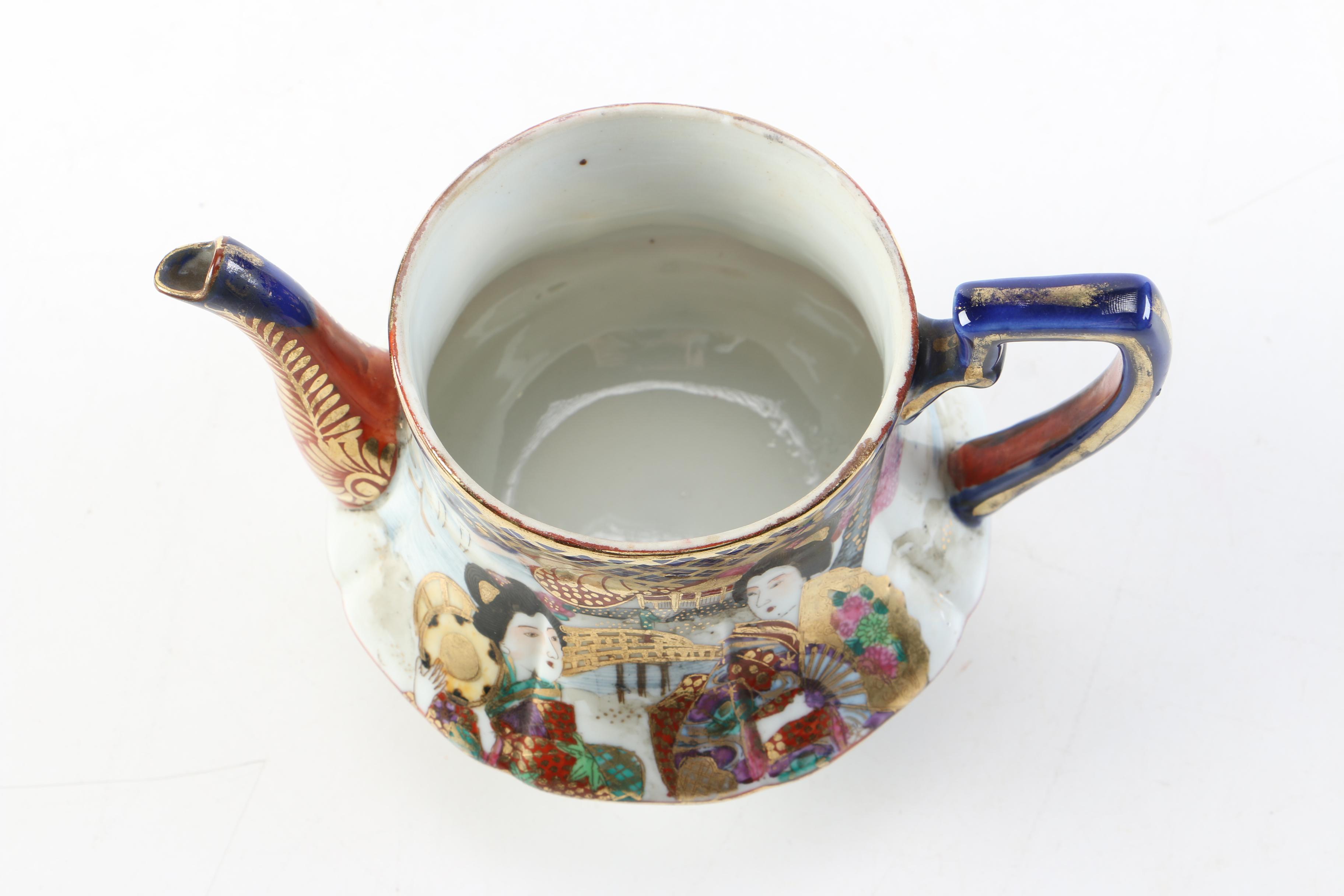 Vintage Japanese Porcelain Teapot