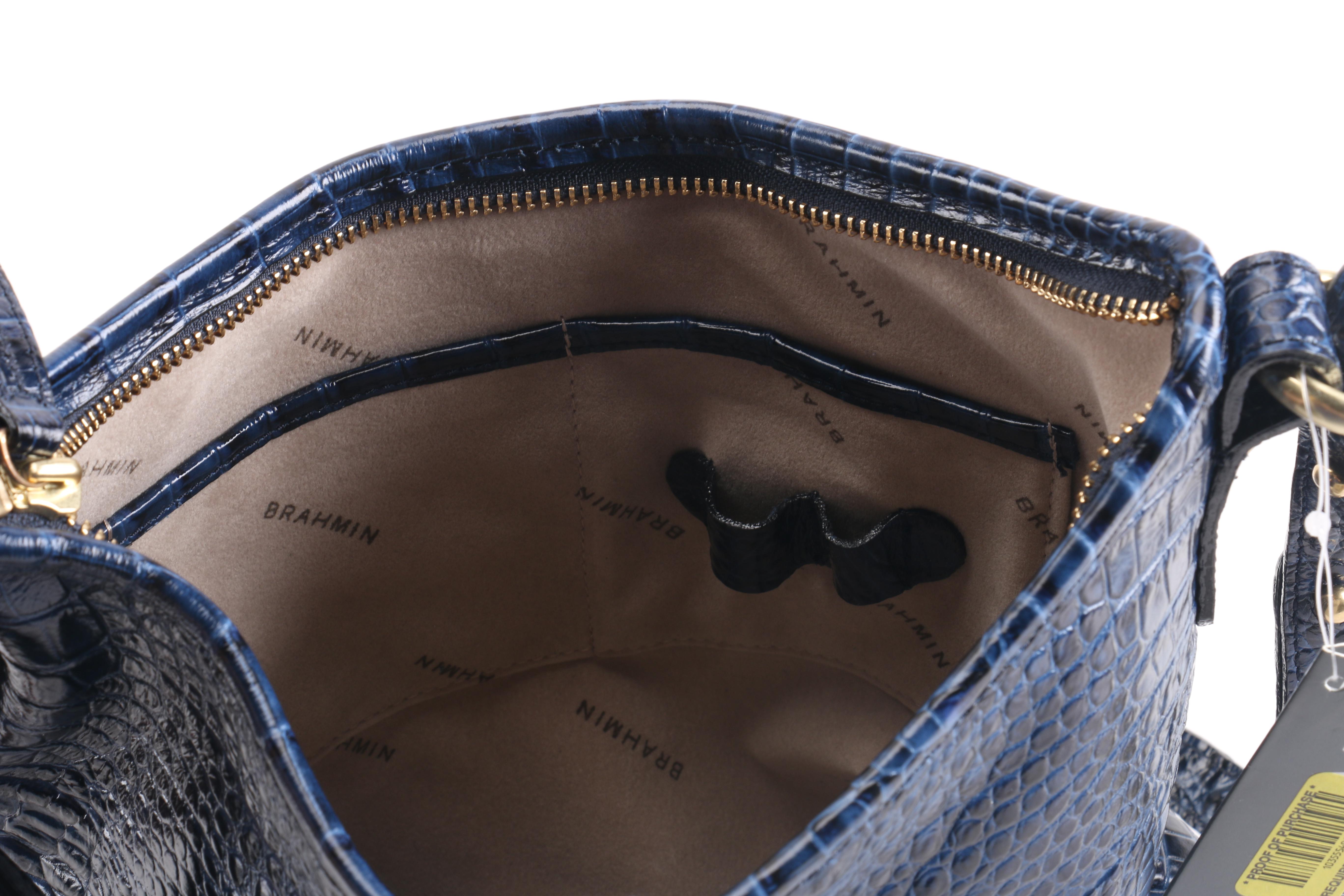 Brahmin Embossed Leather Shoulder Bag