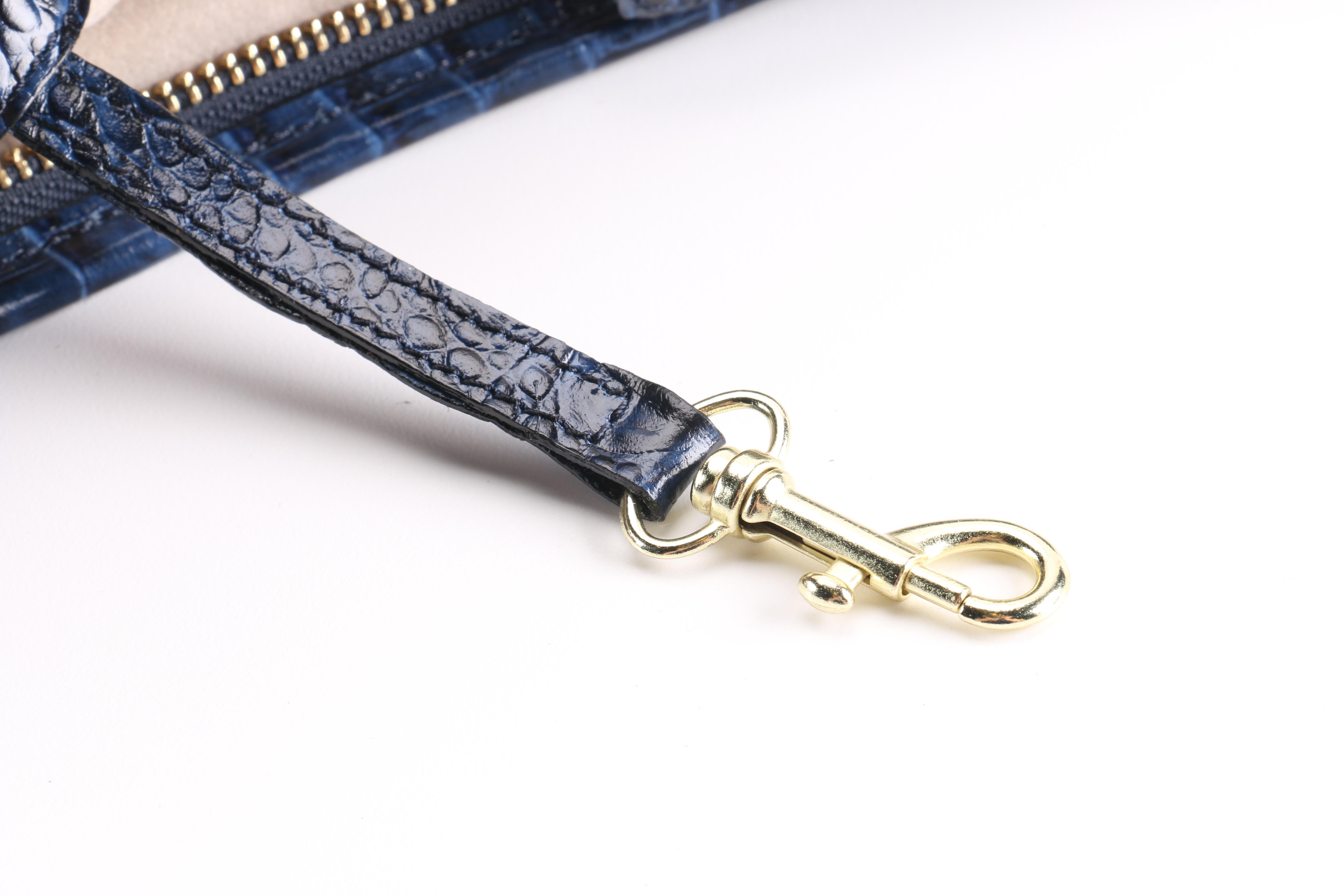 Brahmin Embossed Leather Shoulder Bag