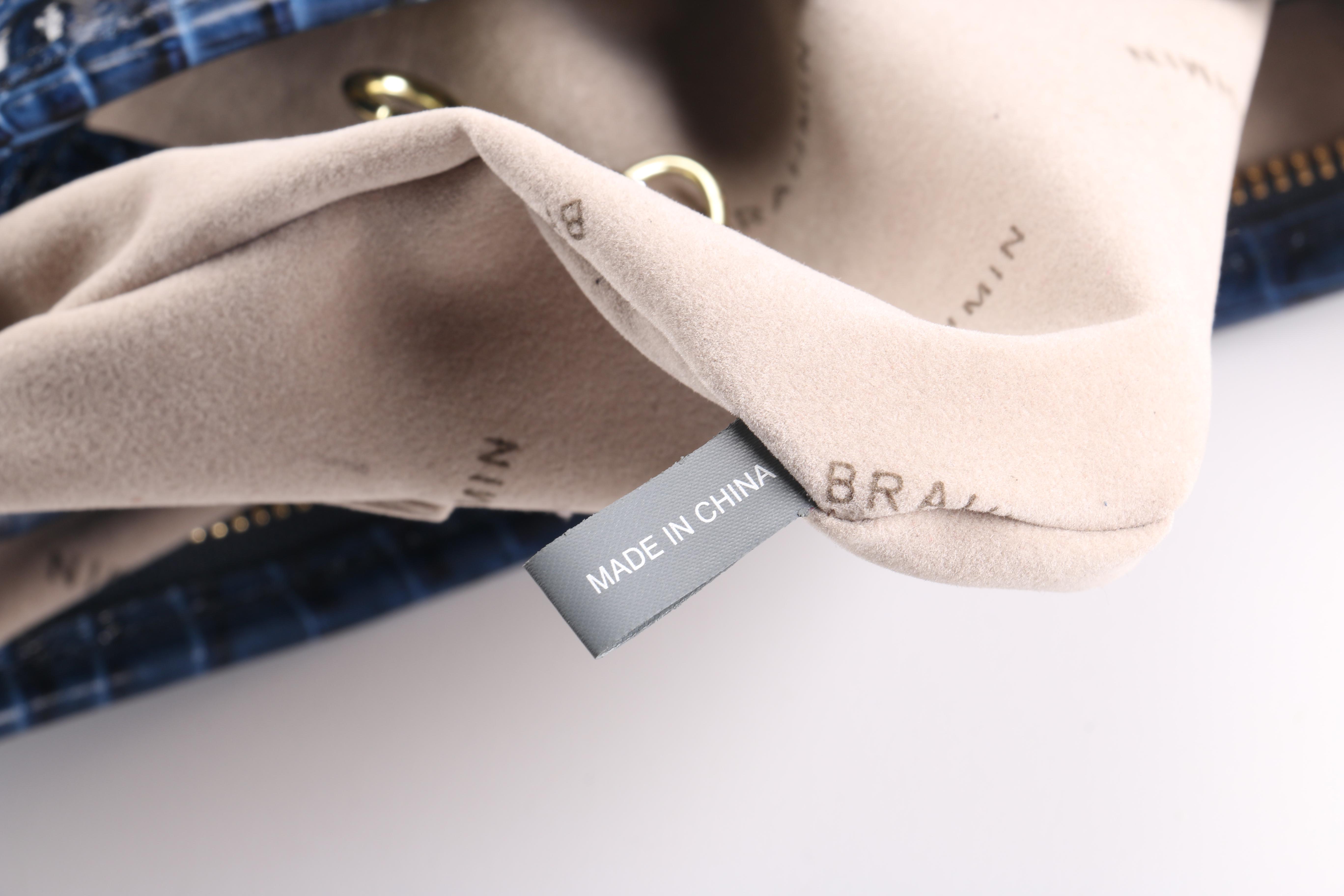 Brahmin Embossed Leather Shoulder Bag