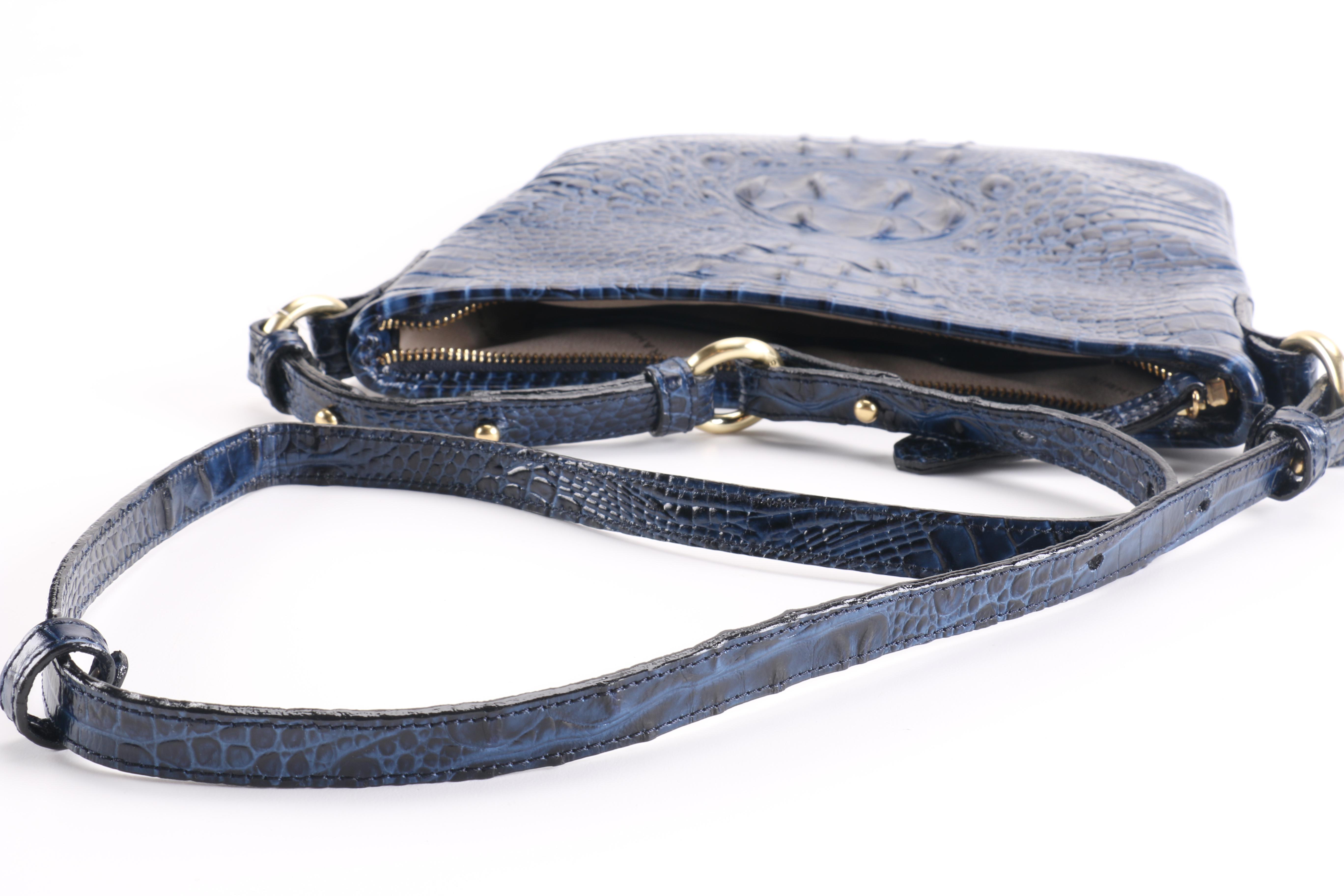 Brahmin Embossed Leather Shoulder Bag