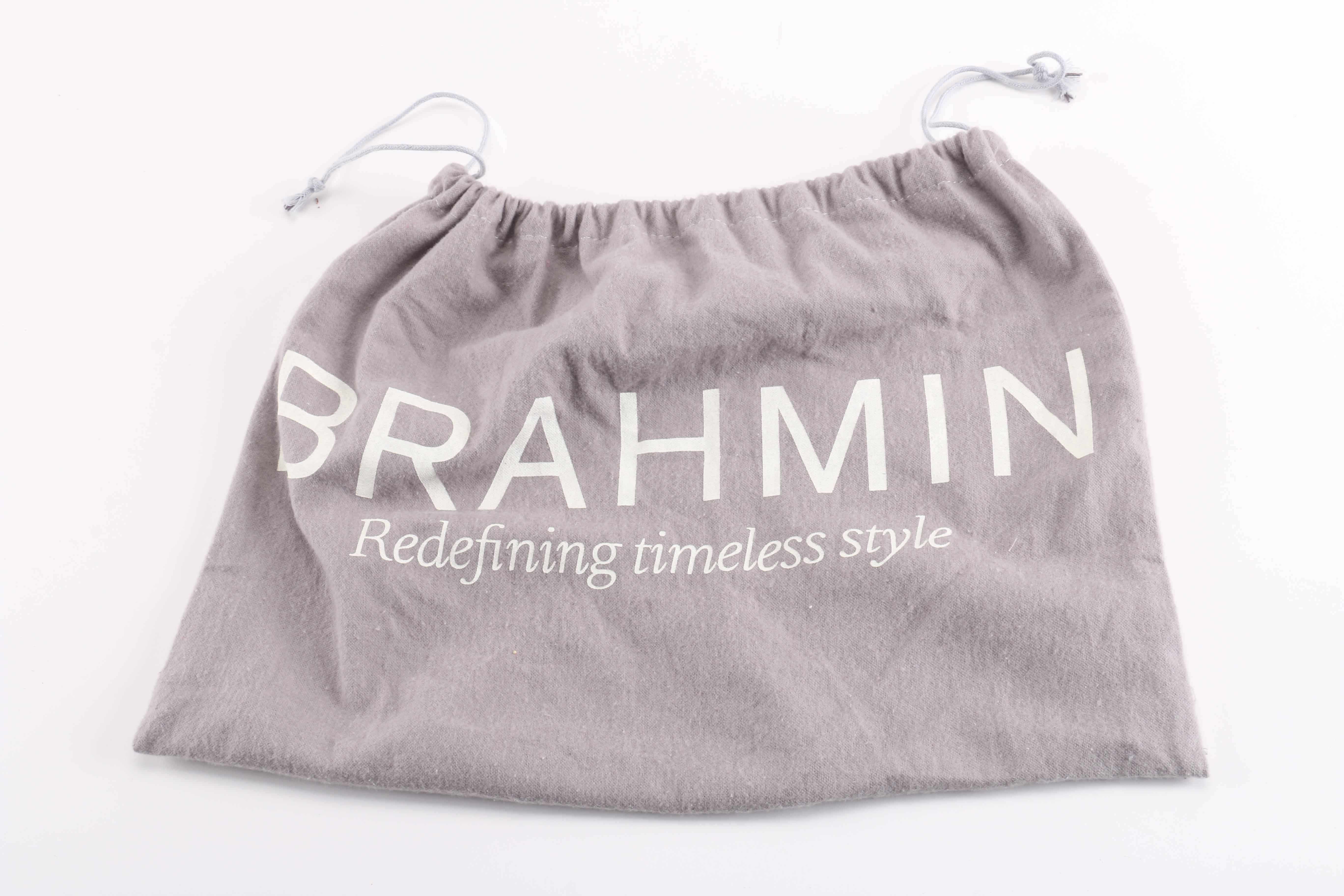 Brahmin Embossed Leather Shoulder Bag