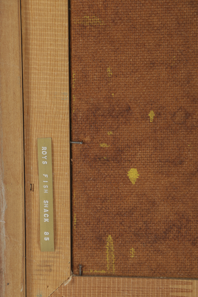 William Harby Oil Painting on Board "Roy's Fish Shack"