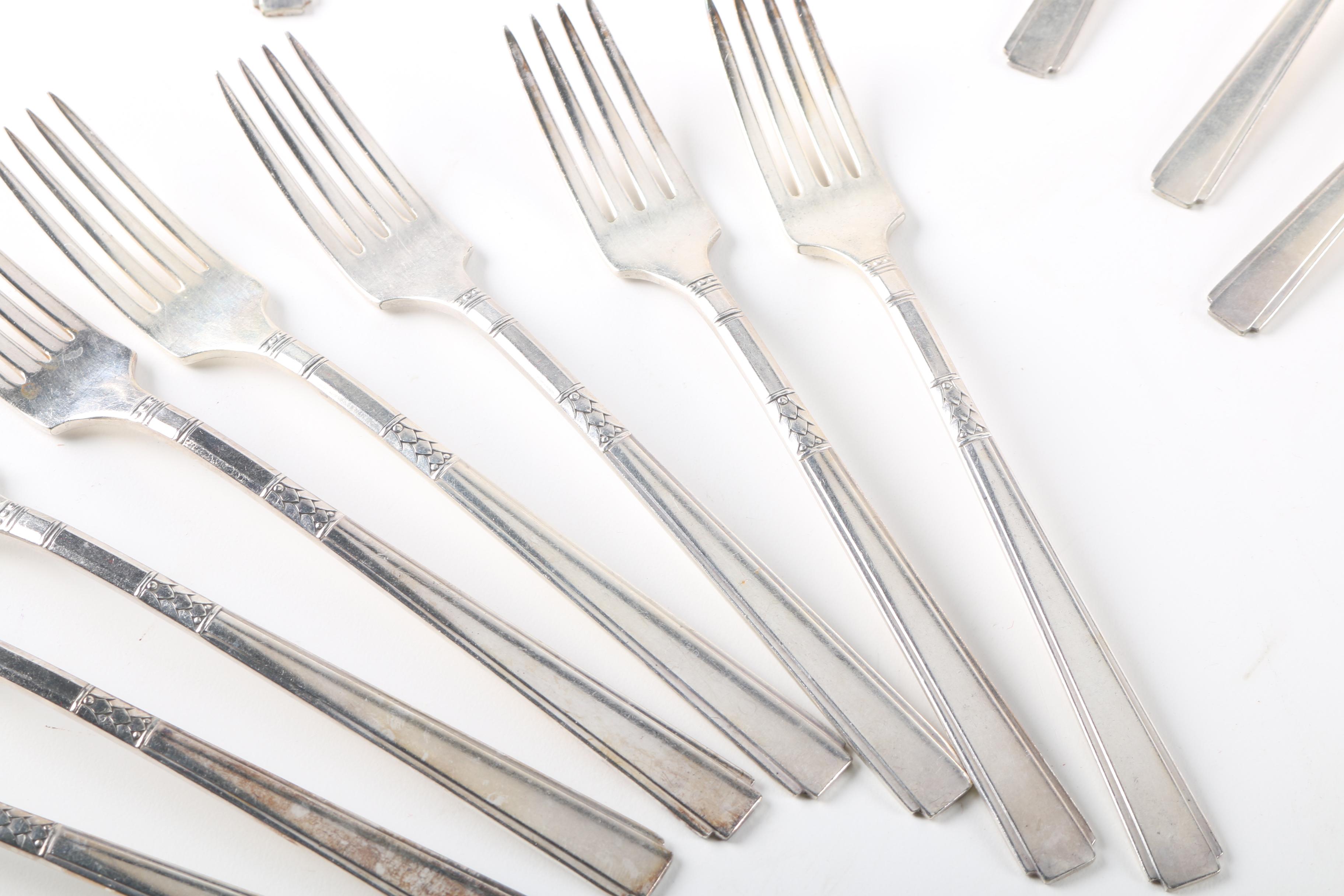 Wm. A. Rogers "Capri" Silver Plate Flatware Set