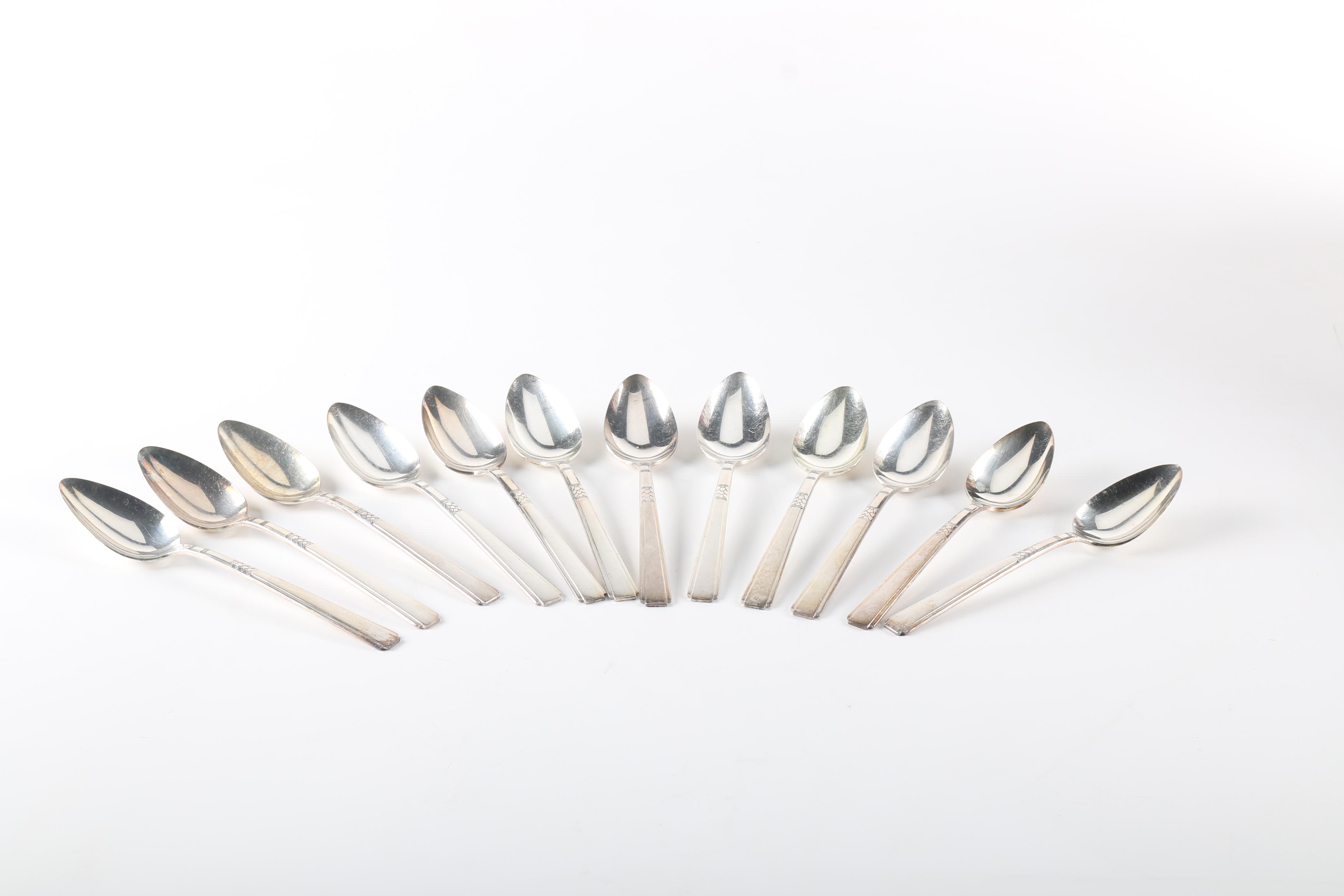 Wm. A. Rogers "Capri" Silver Plate Flatware Set