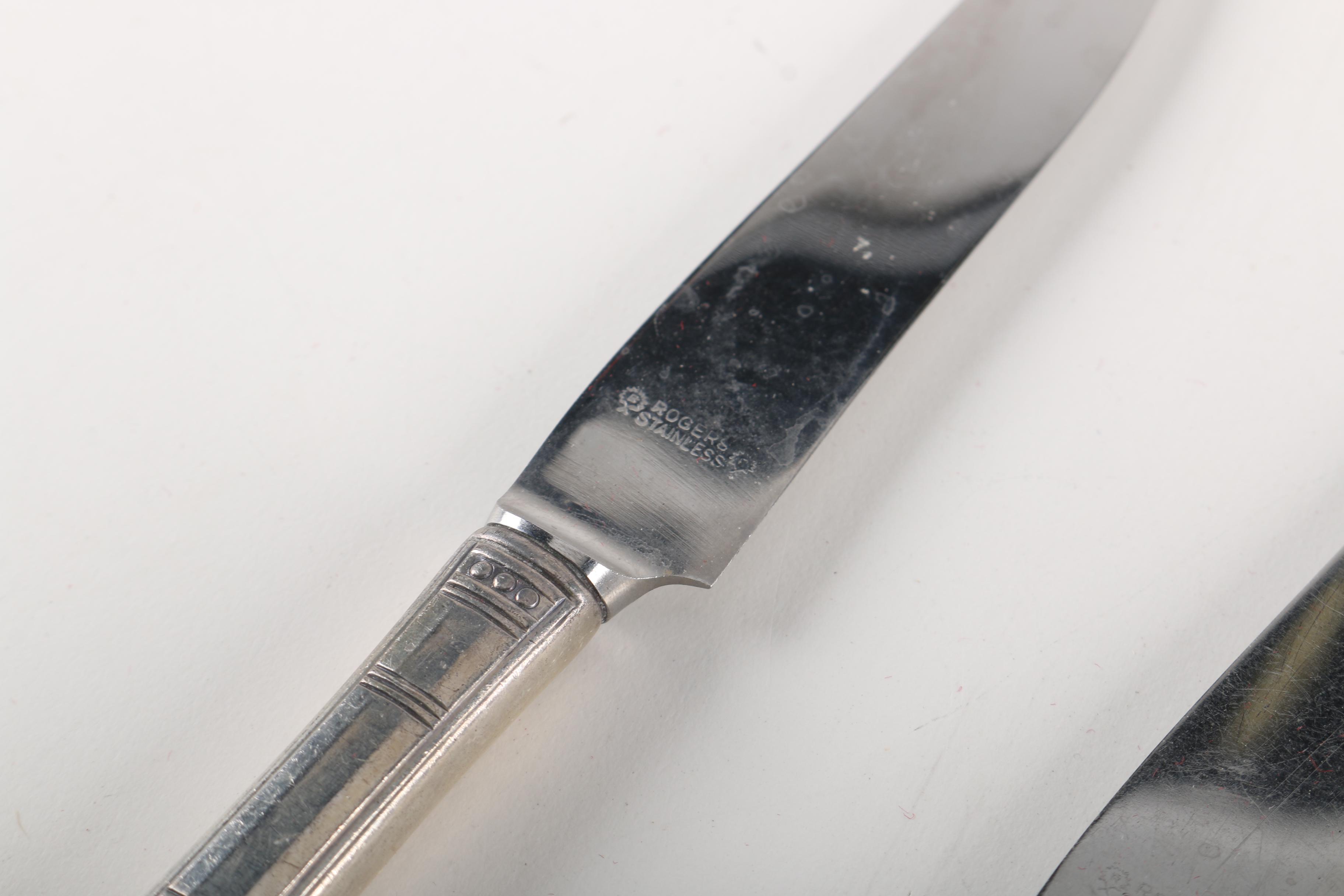 Wm. A. Rogers "Capri" Silver Plate Flatware Set