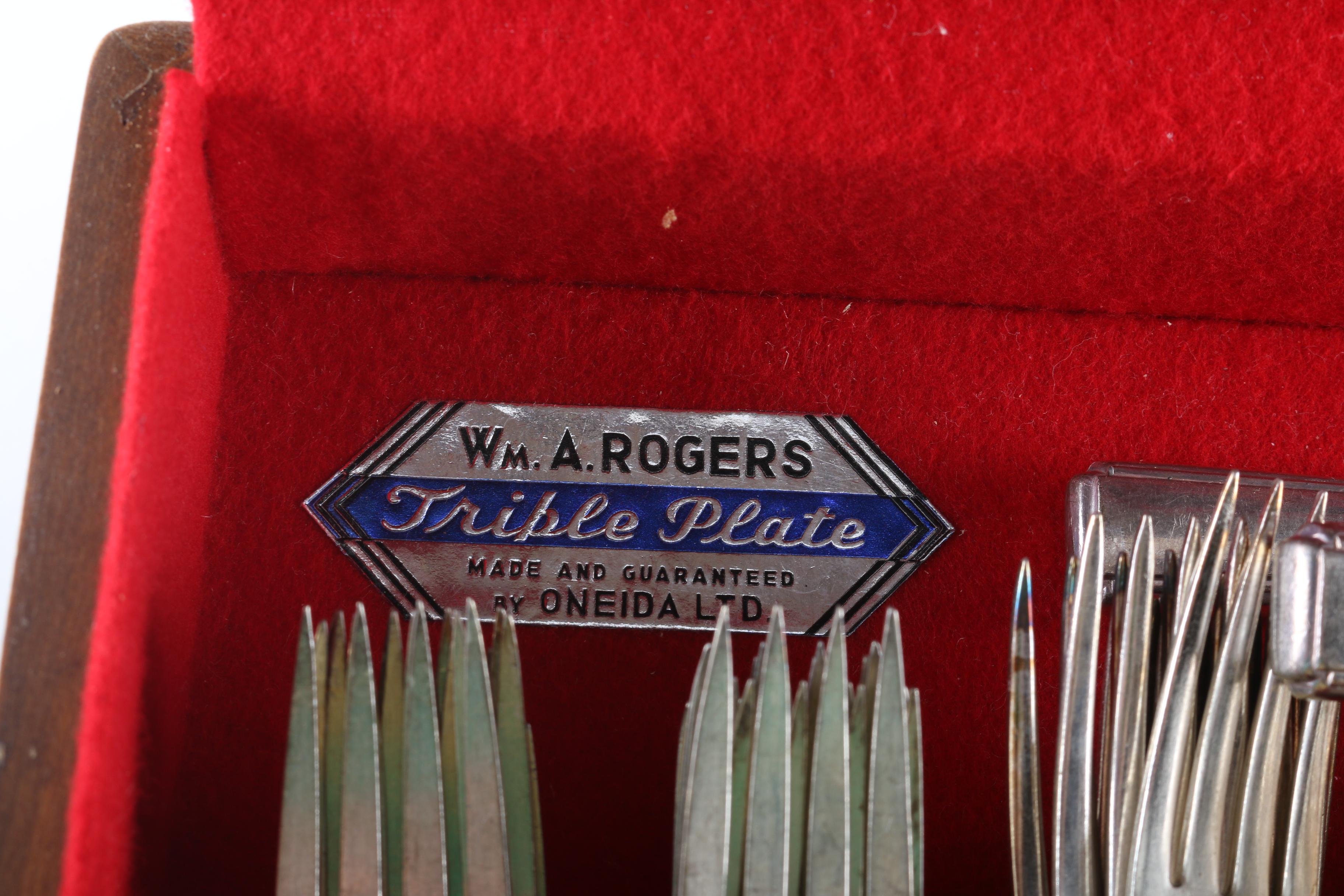 Wm. A. Rogers "Capri" Silver Plate Flatware Set