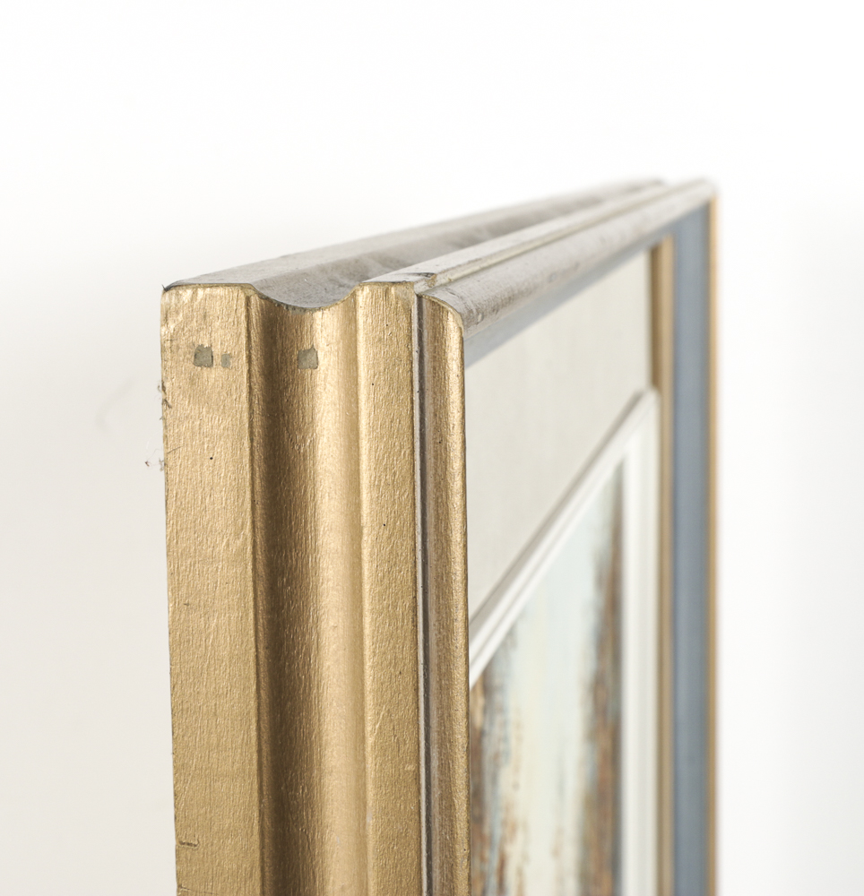 Charlotte Bajeaux Oil Painting on Canvas Wintry Landscape