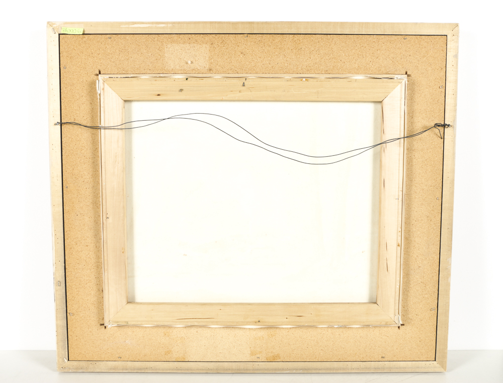 Charlotte Bajeaux Oil Painting on Canvas Wintry Landscape