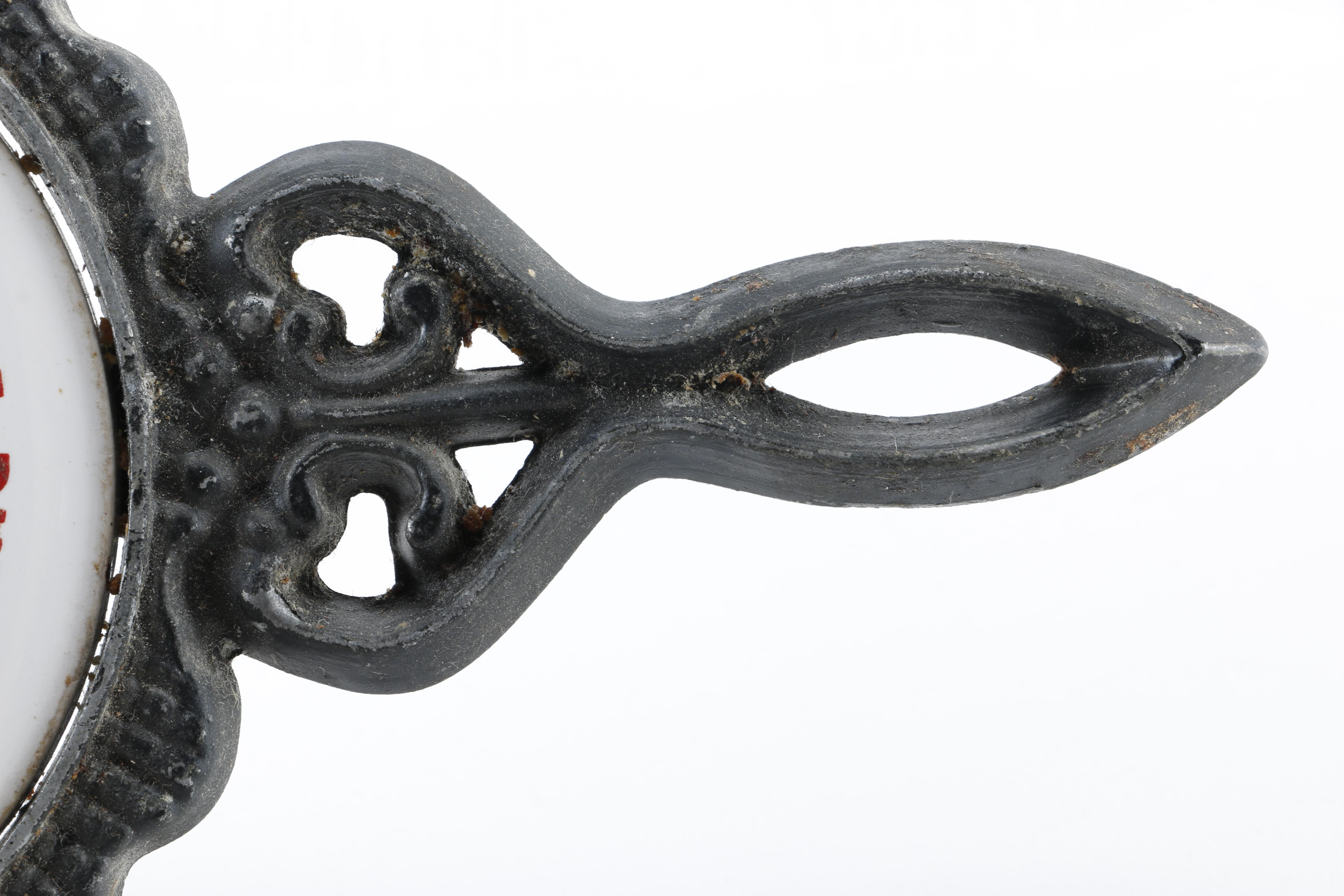 Decorative Cast Iron and Ceramic Trivets