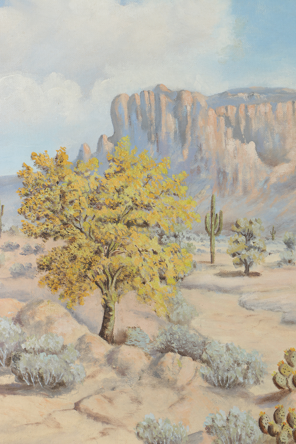 John J. Coghlan Oil Painting on Canvas Desert Landscape