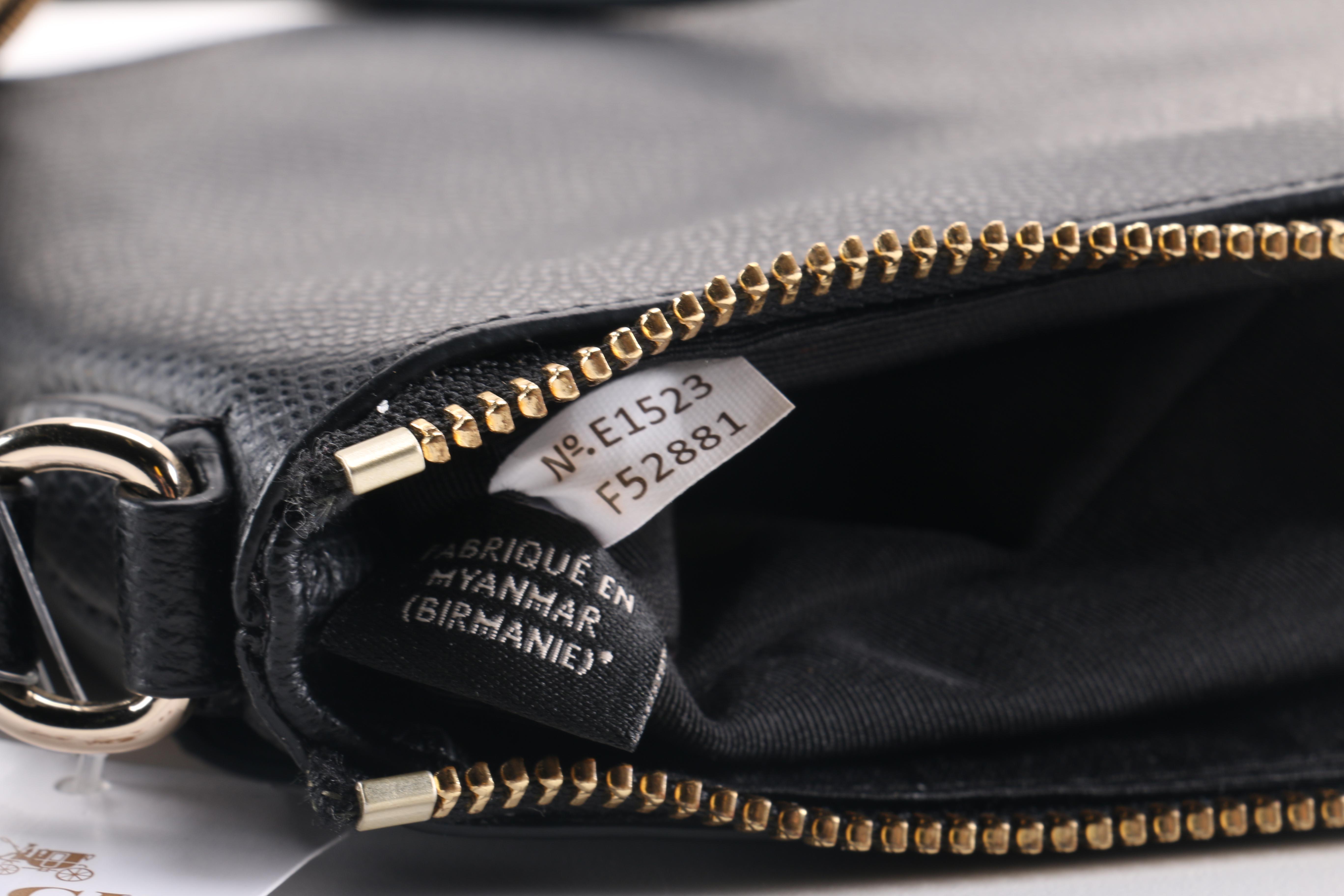 Coach Black Leather Crossbody