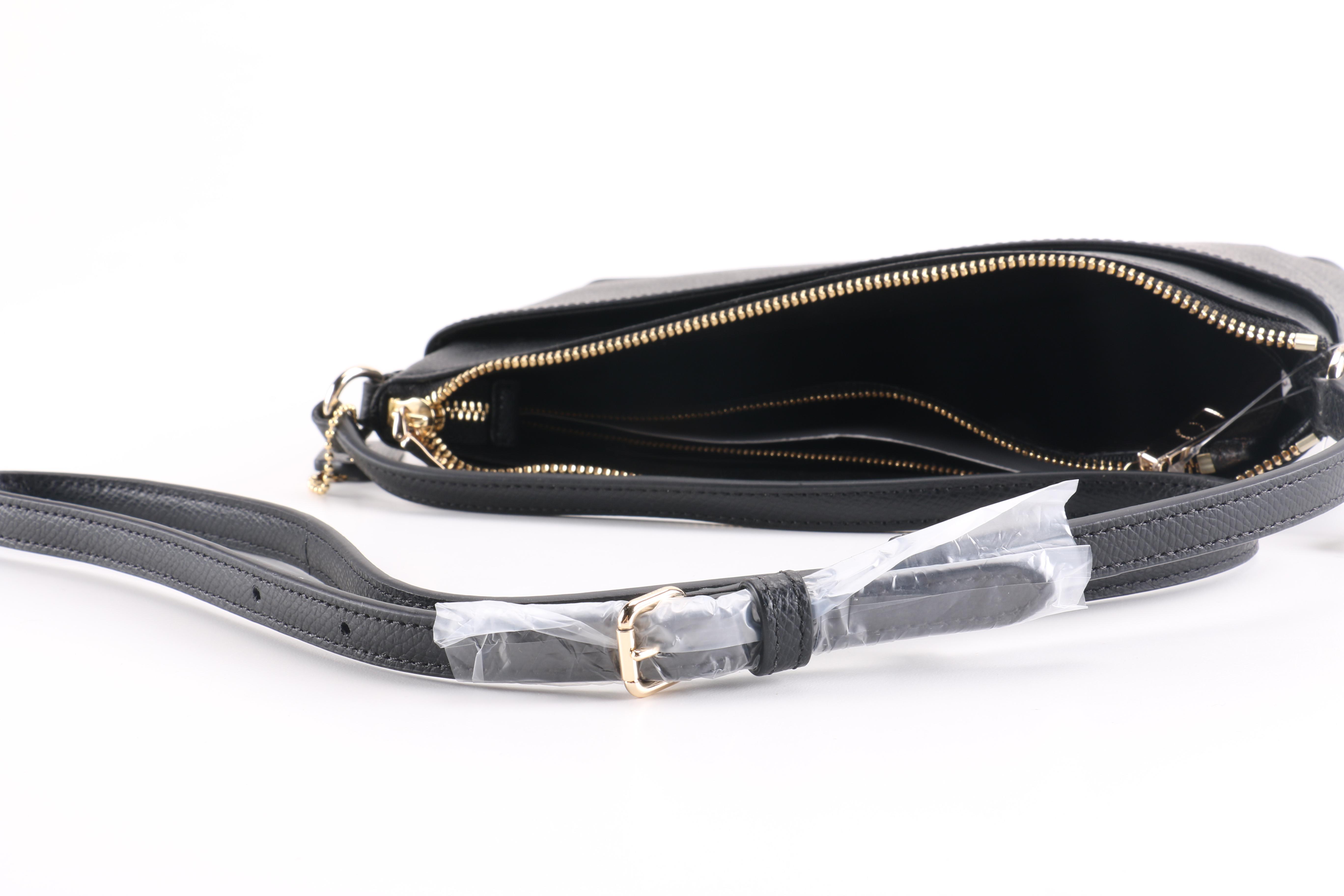 Coach Black Leather Crossbody