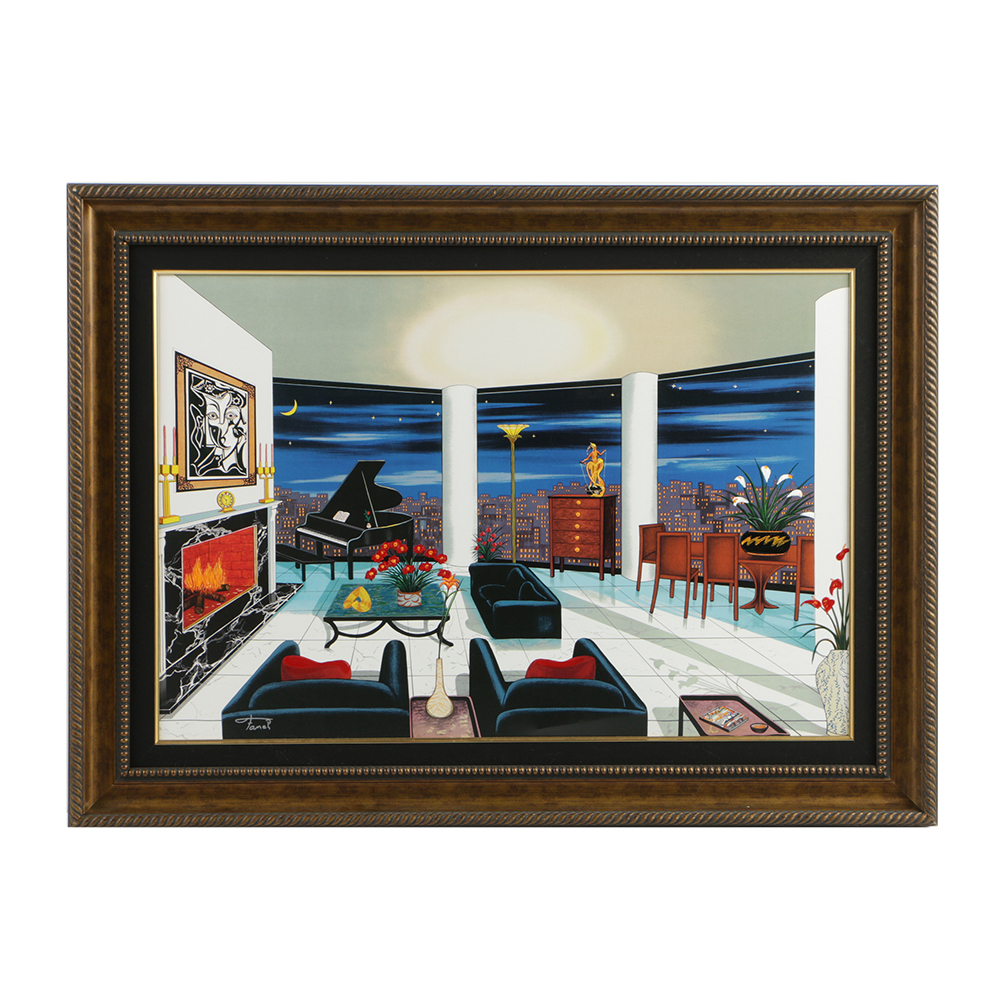 Fanch Ledan Limited Edition Giclee on Canvas "Interior with Picasso"