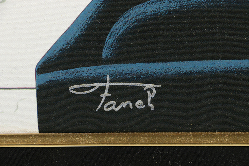 Fanch Ledan Limited Edition Giclee on Canvas "Interior with Picasso"