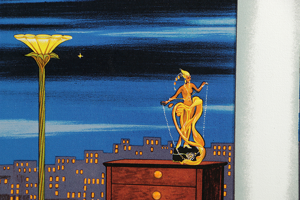 Fanch Ledan Limited Edition Giclee on Canvas "Interior with Picasso"