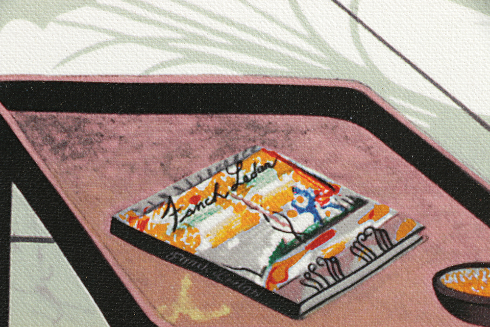 Fanch Ledan Limited Edition Giclee on Canvas "Interior with Picasso"