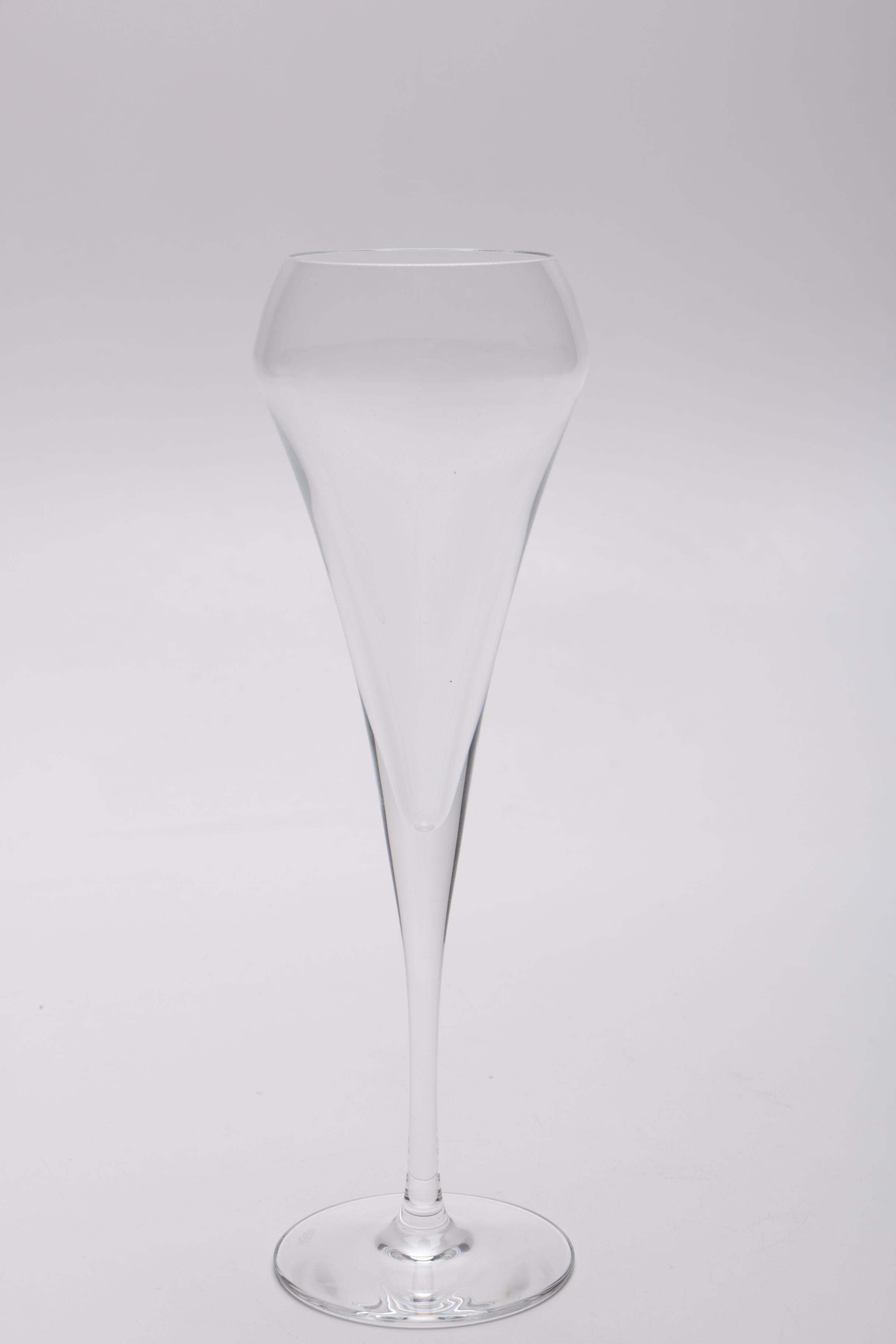 Collection of Sixteen Mikasa Wine Glasses and One Decanter