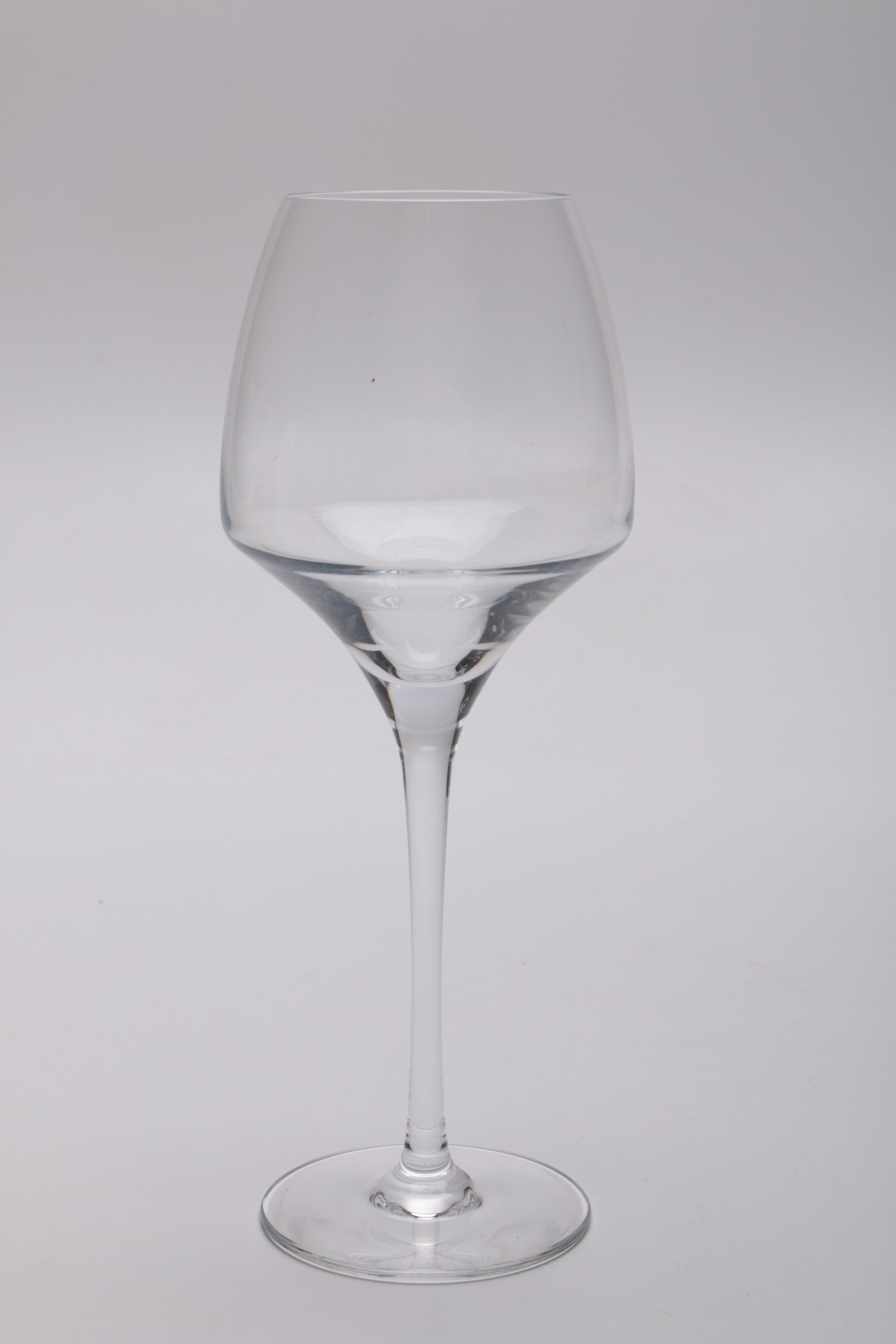 Collection of Sixteen Mikasa Wine Glasses and One Decanter