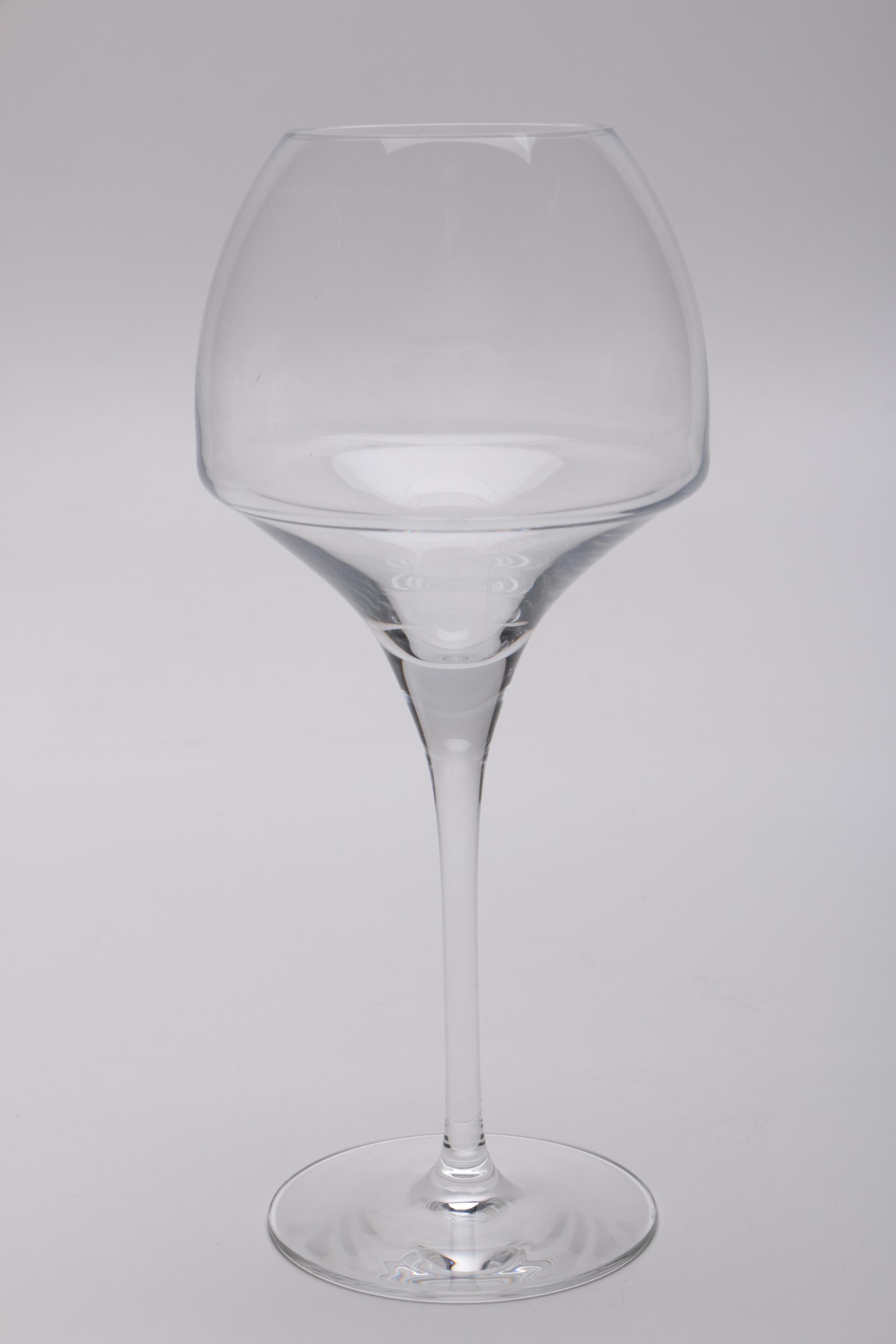 Collection of Sixteen Mikasa Wine Glasses and One Decanter