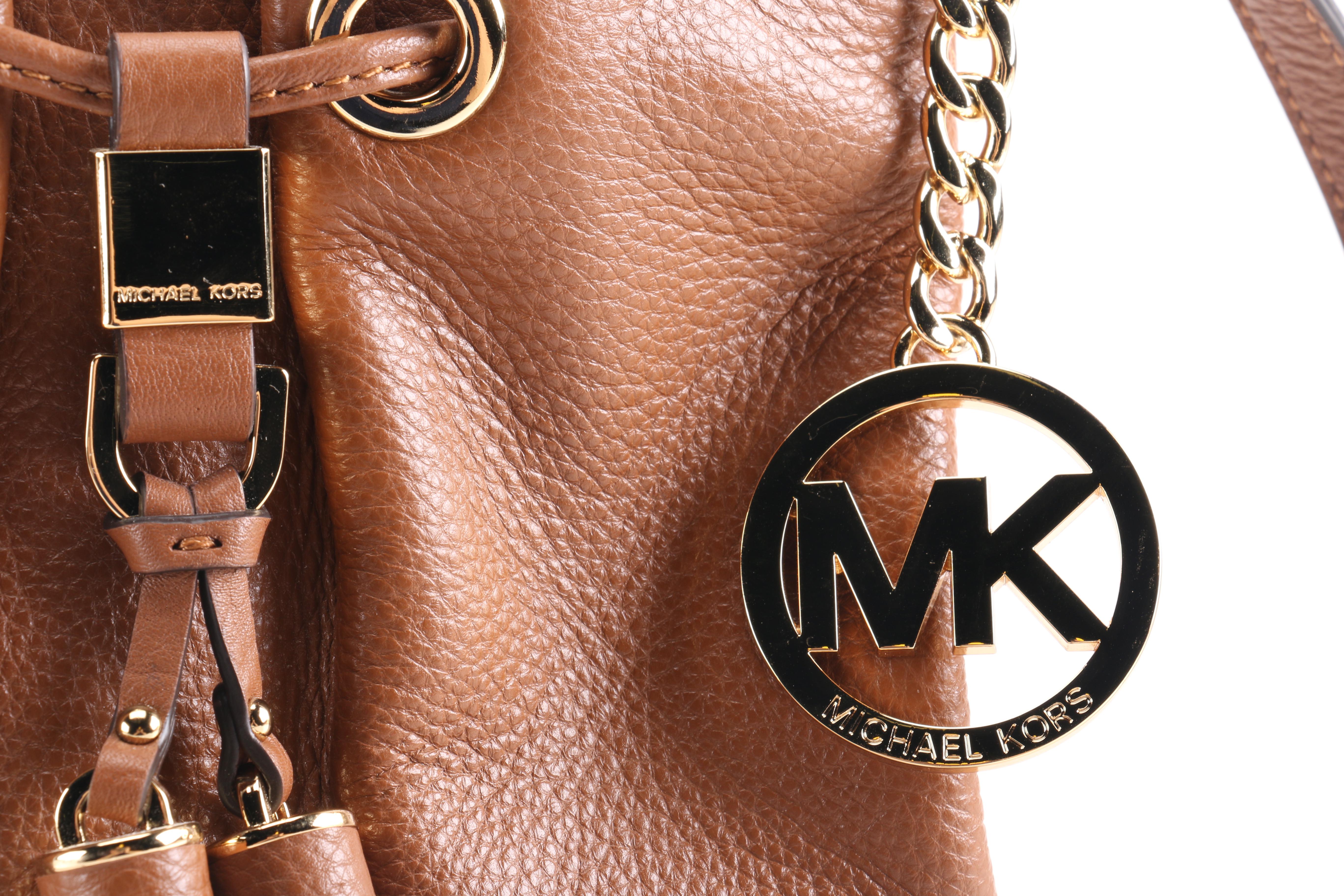 MICHAEL by Michael Kors Brown Leather Crossbody Bag
