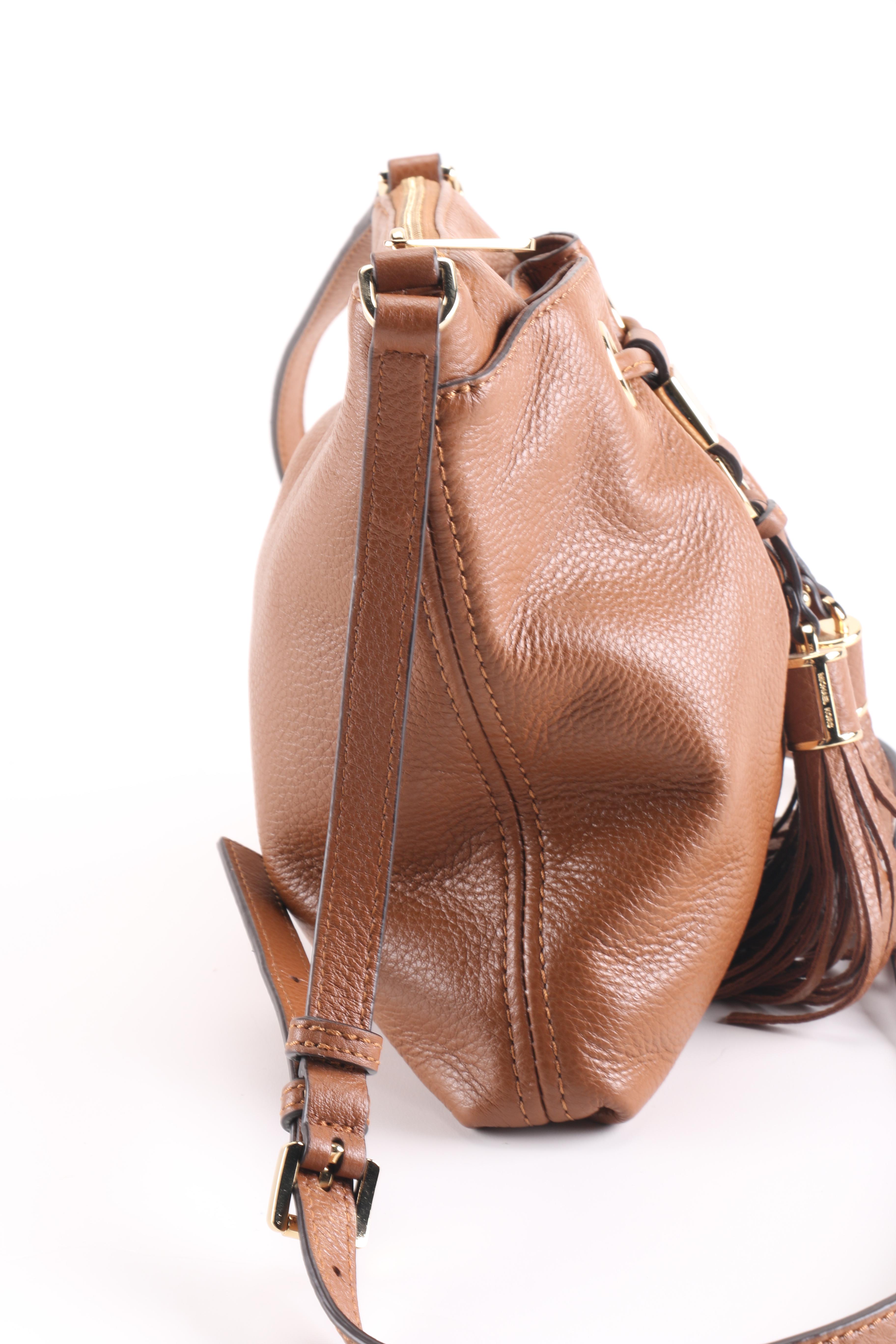 MICHAEL by Michael Kors Brown Leather Crossbody Bag