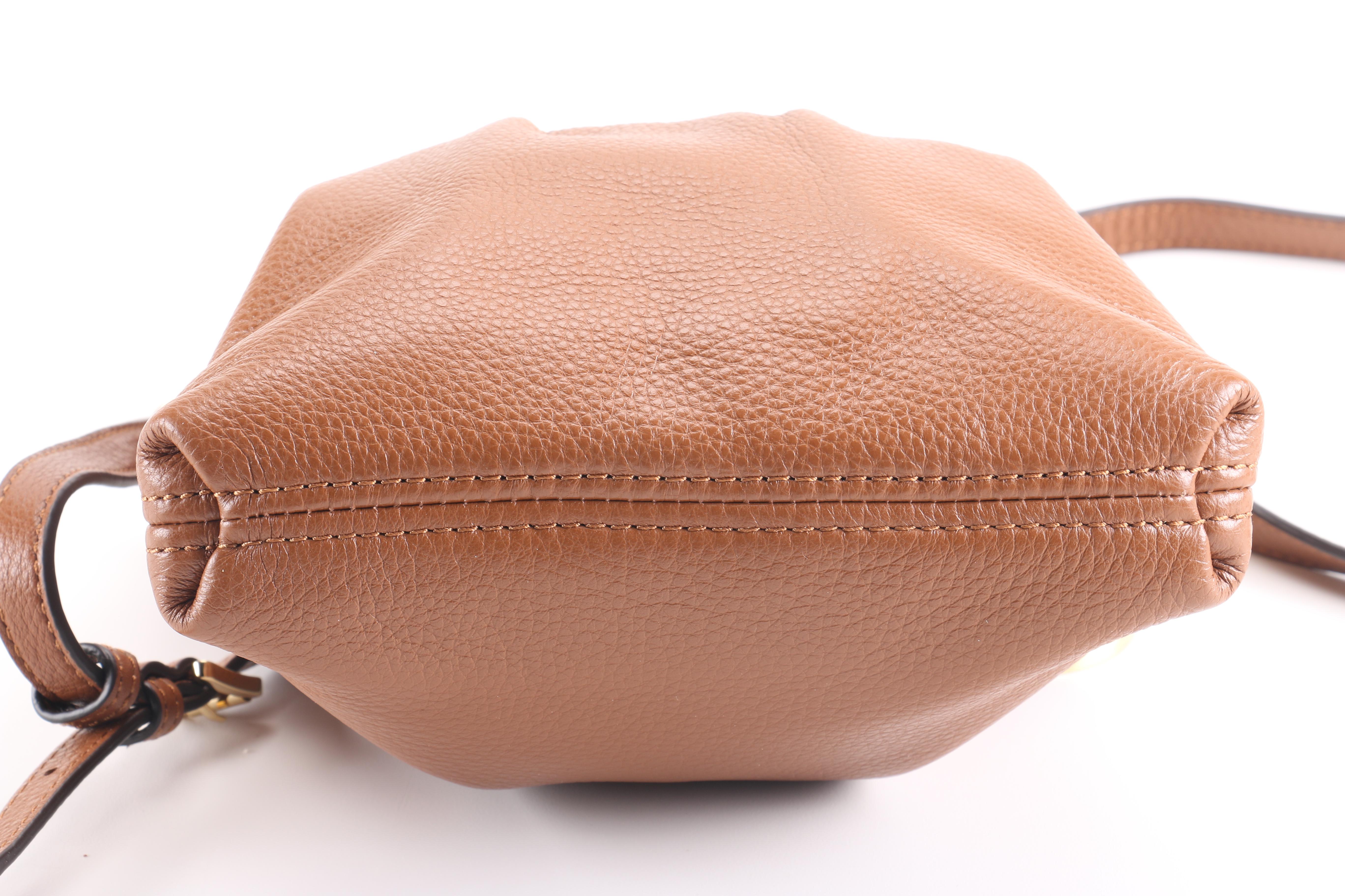 MICHAEL by Michael Kors Brown Leather Crossbody Bag