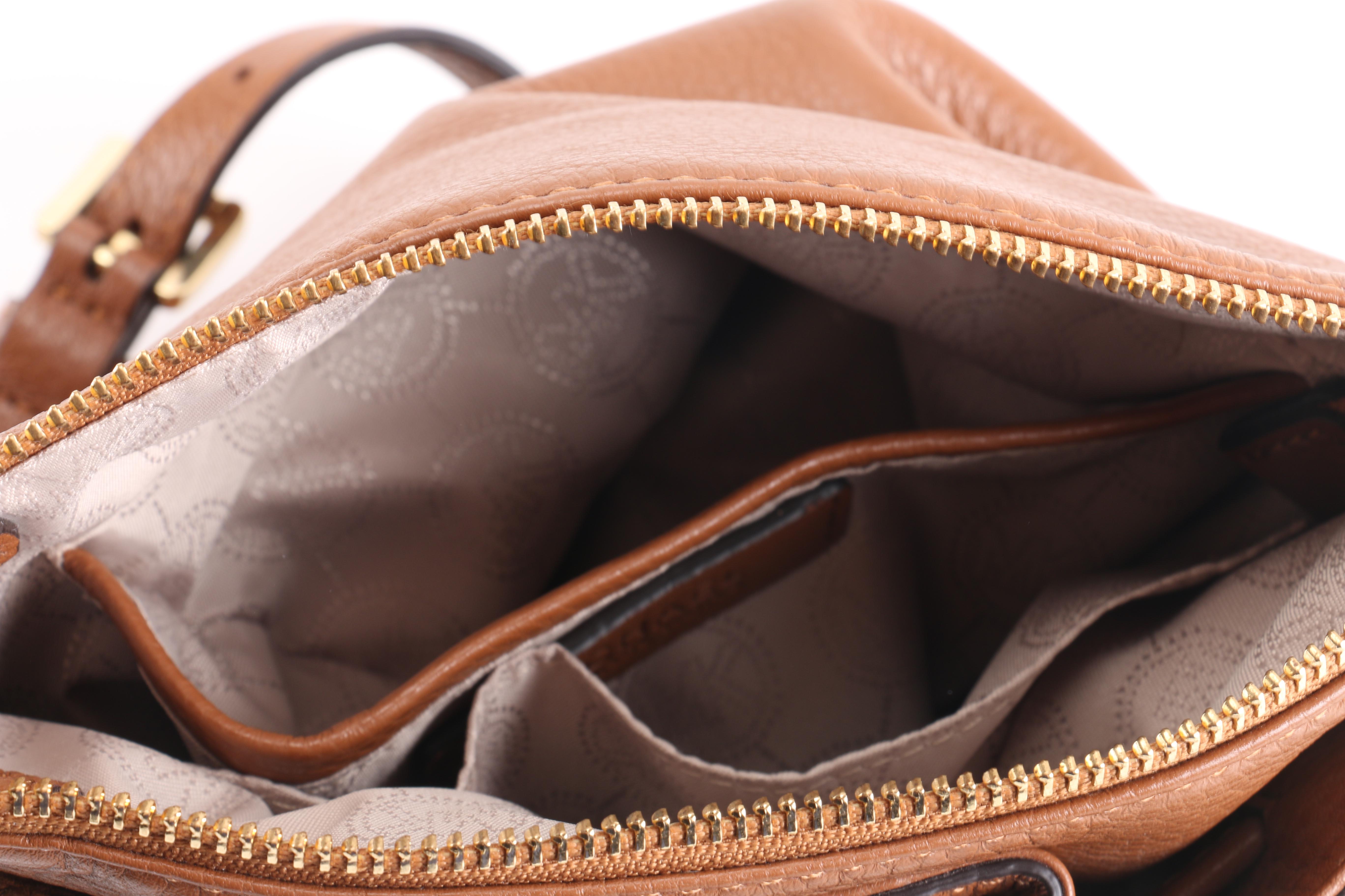 MICHAEL by Michael Kors Brown Leather Crossbody Bag