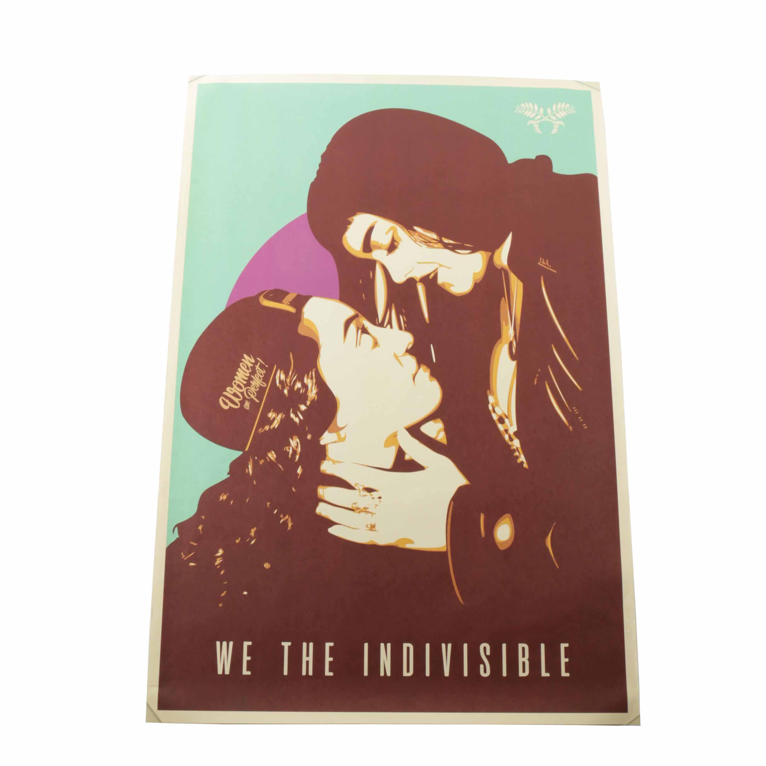 Jessica Sabogal Lithograph on Paper "We the Indivisible"