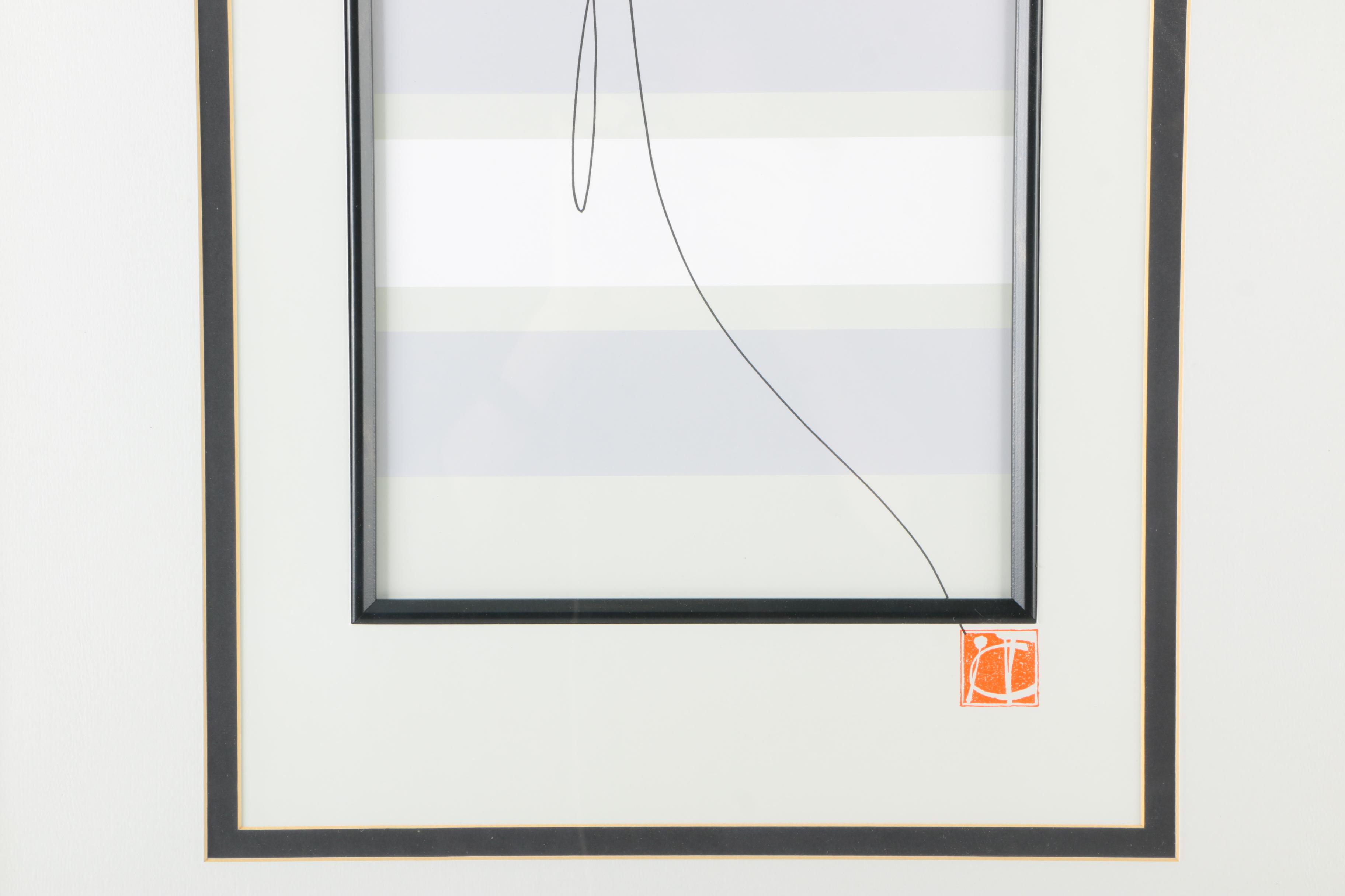 Contemporary Giclee Print on Paper