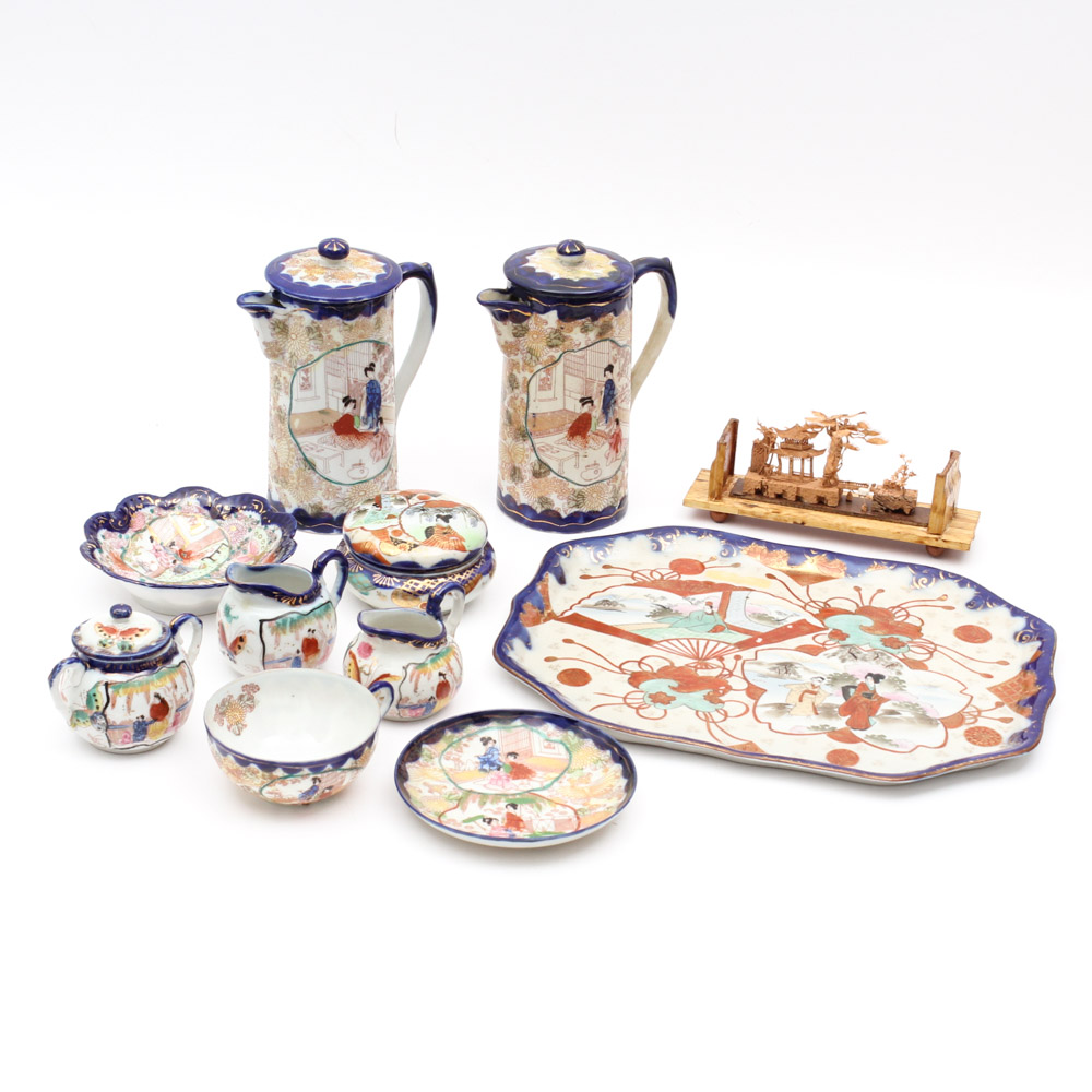 Vintage Japanese Porcelain Tableware