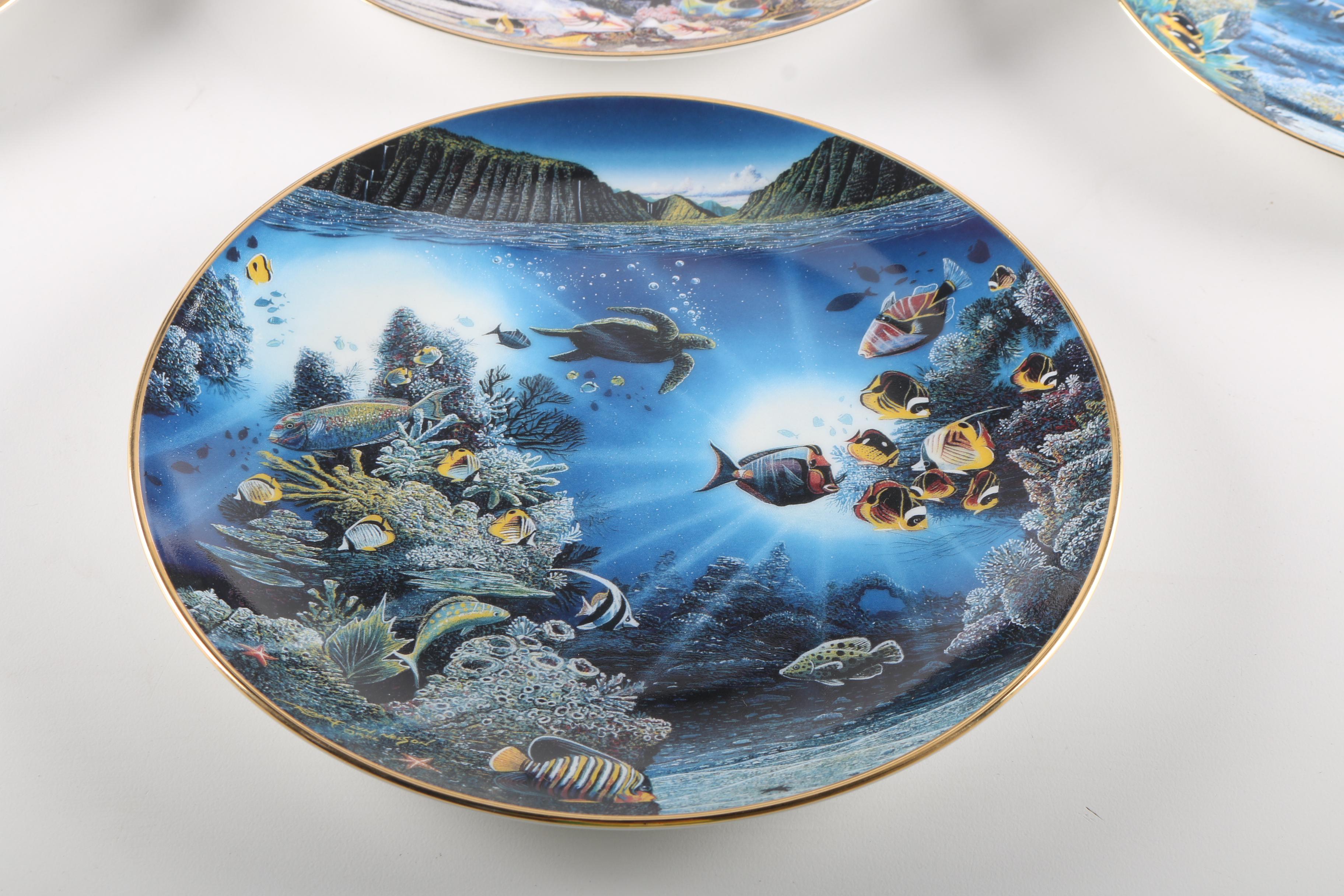 Danbury Mint "Underwater Paradise" Collector's Plates