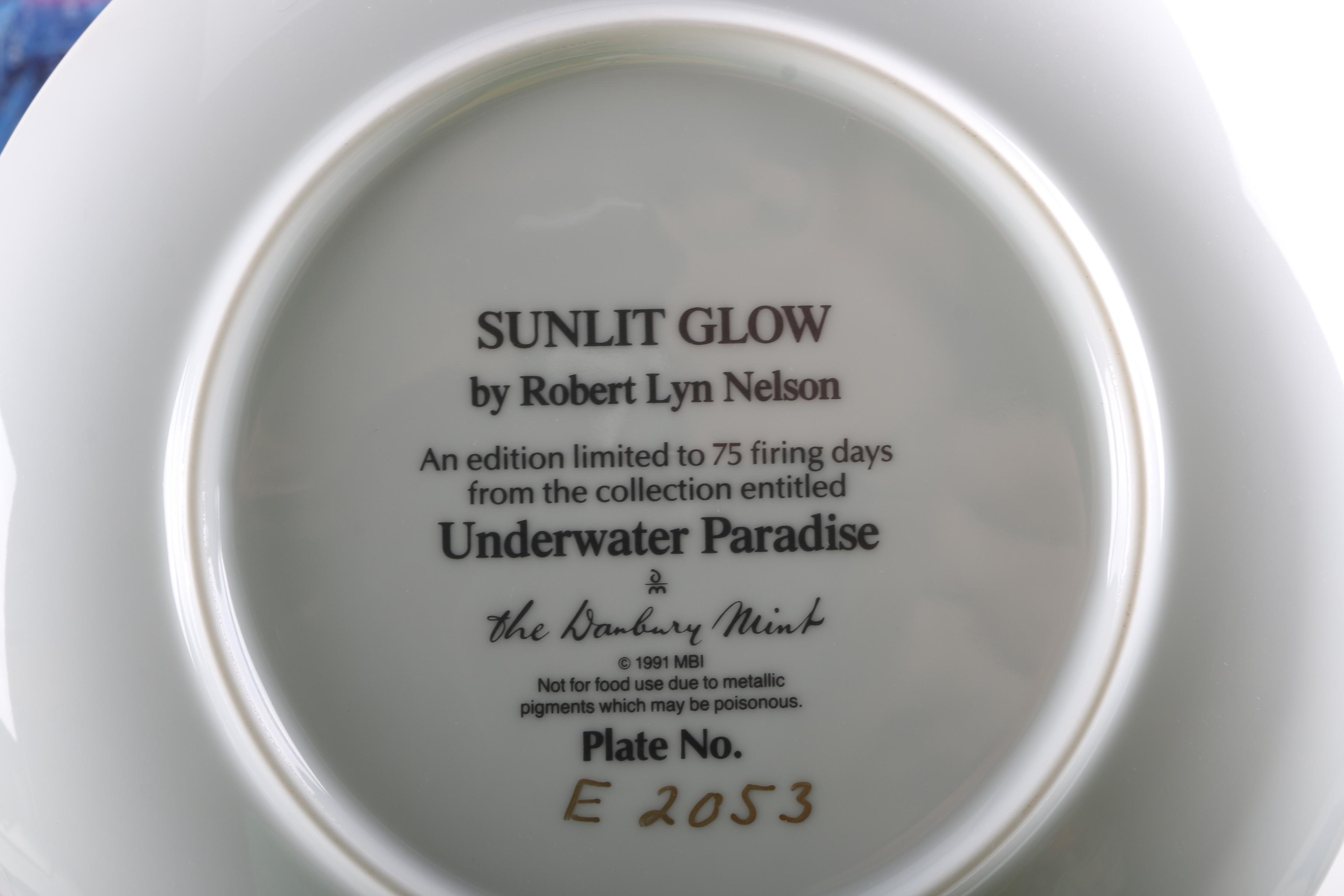 Danbury Mint "Underwater Paradise" Collector's Plates