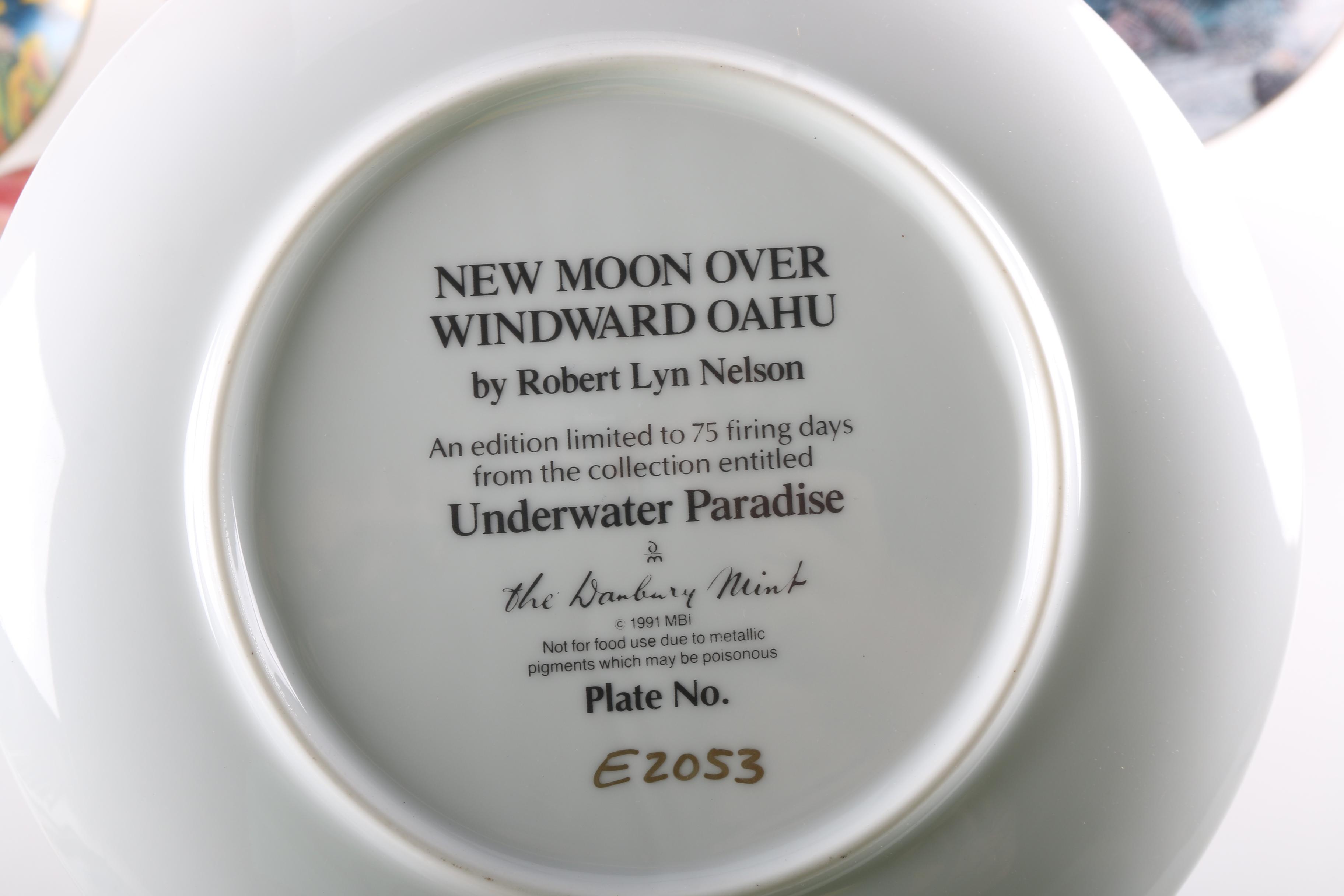 Danbury Mint "Underwater Paradise" Collector's Plates