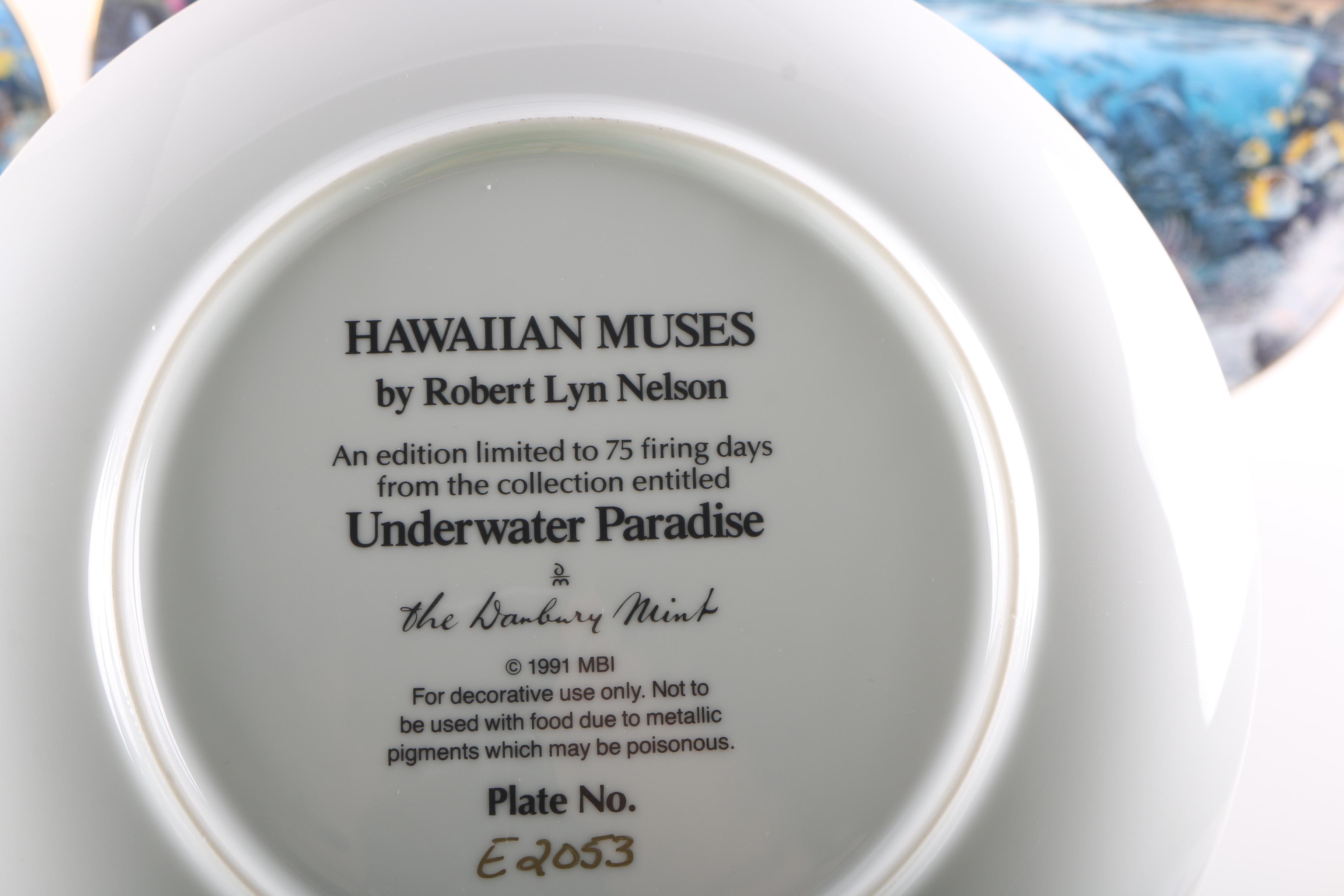 Danbury Mint "Underwater Paradise" Collector's Plates