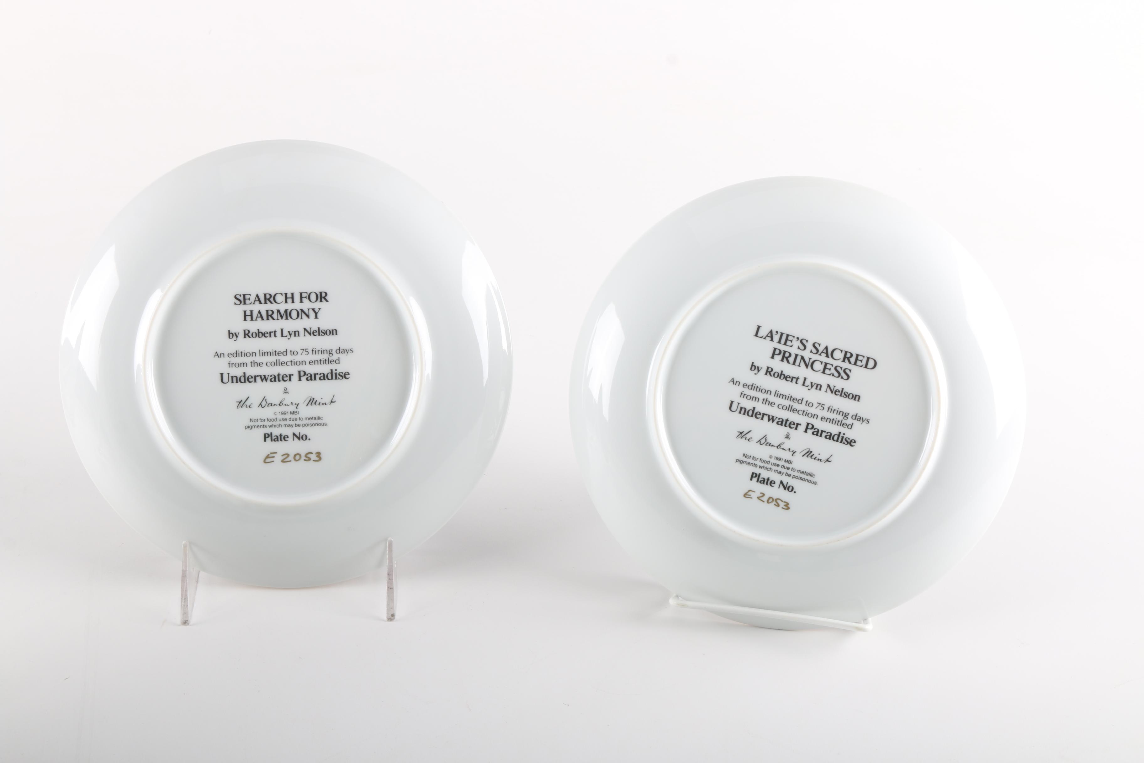 Danbury Mint "Underwater Paradise" Collector's Plates