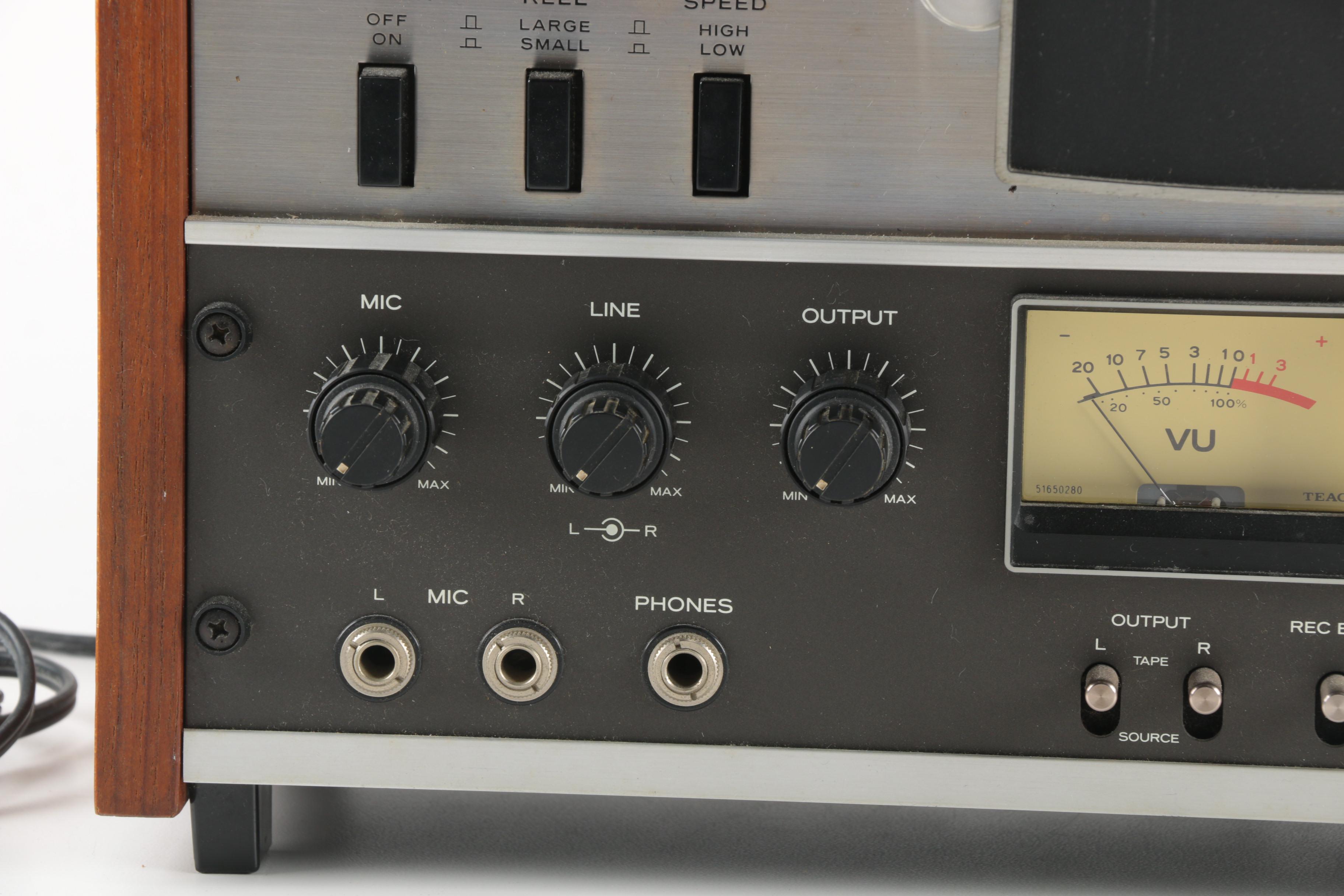 Vintage TEAC Reel-to-Reel Tape Recorder