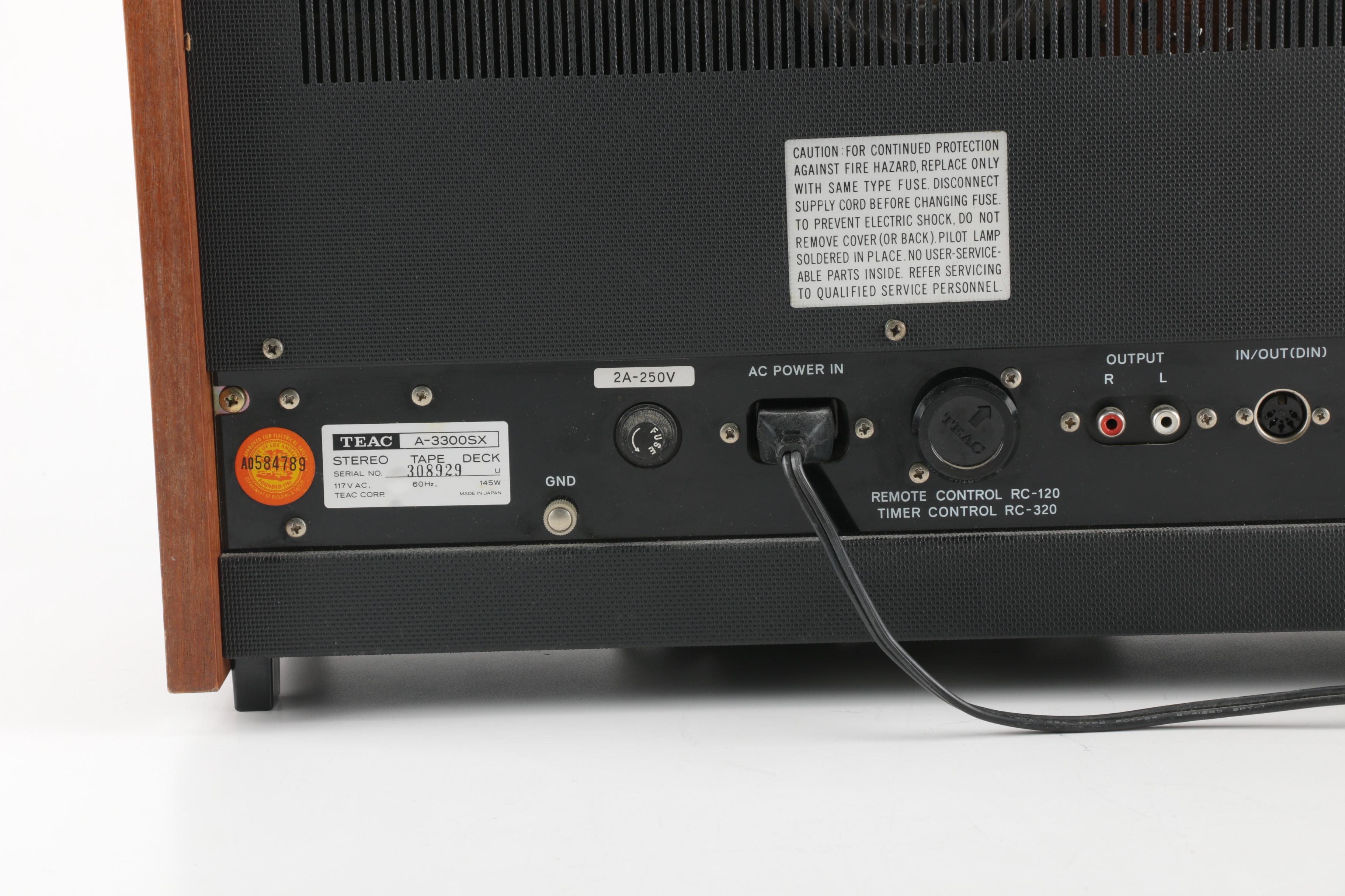 Vintage TEAC Reel-to-Reel Tape Recorder