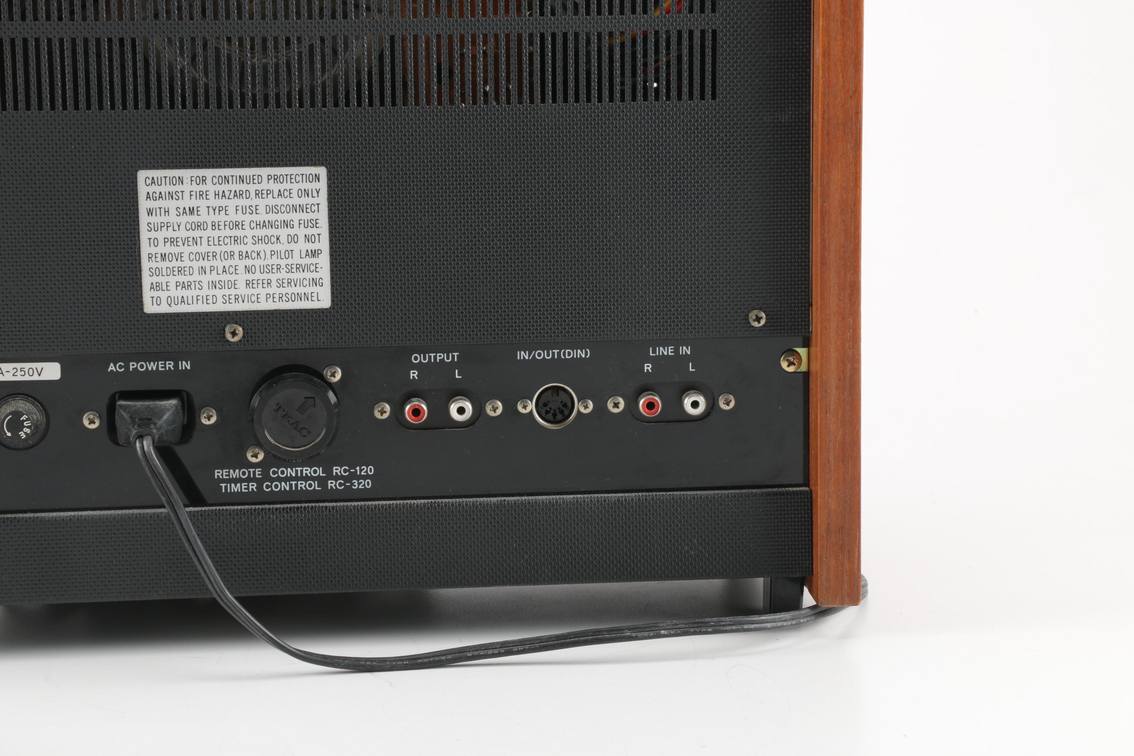 Vintage TEAC Reel-to-Reel Tape Recorder